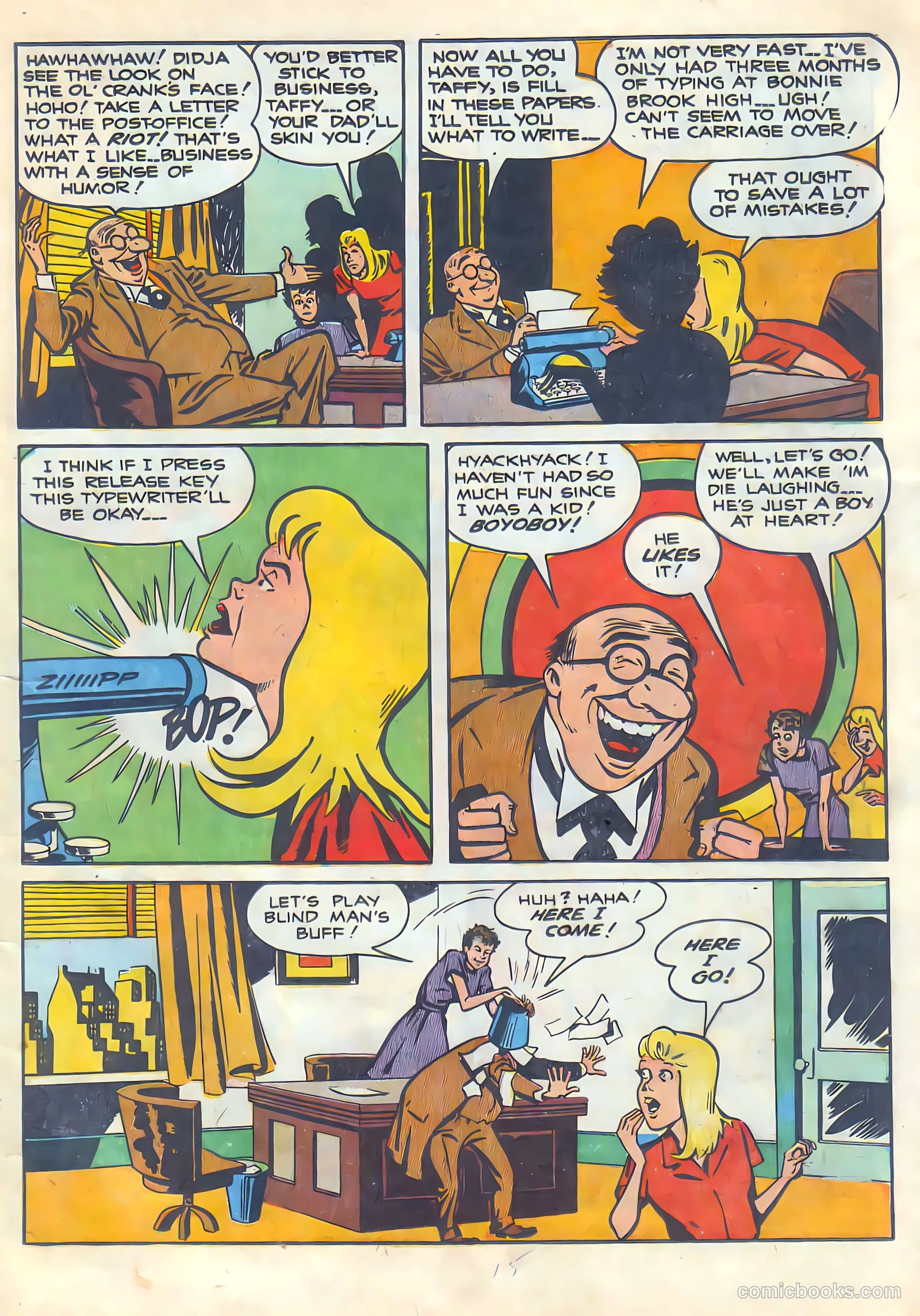 Taffy Comics #10 (1947) — page 15 of 52