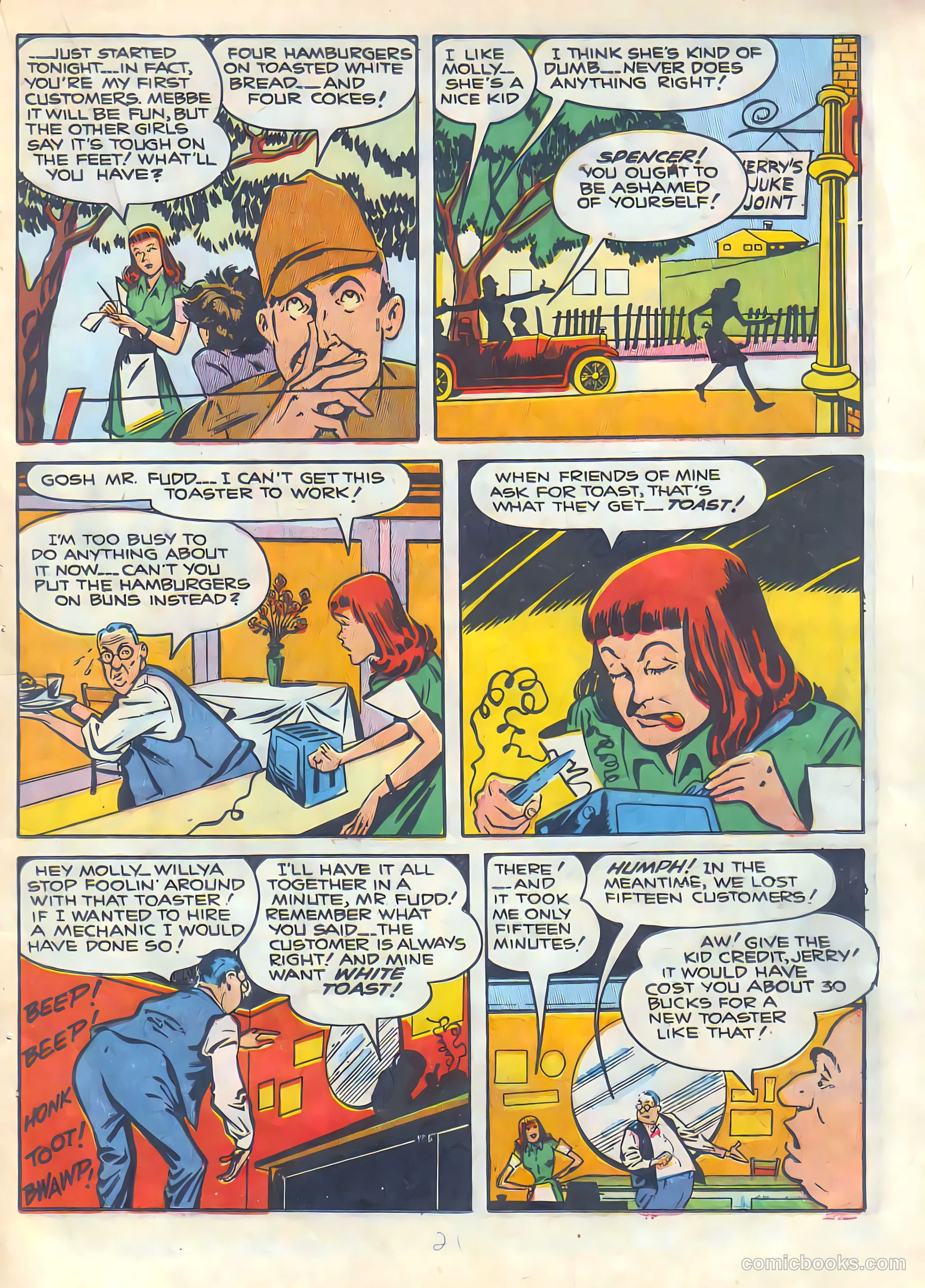 Taffy Comics #10 (1947) — page 21 of 52