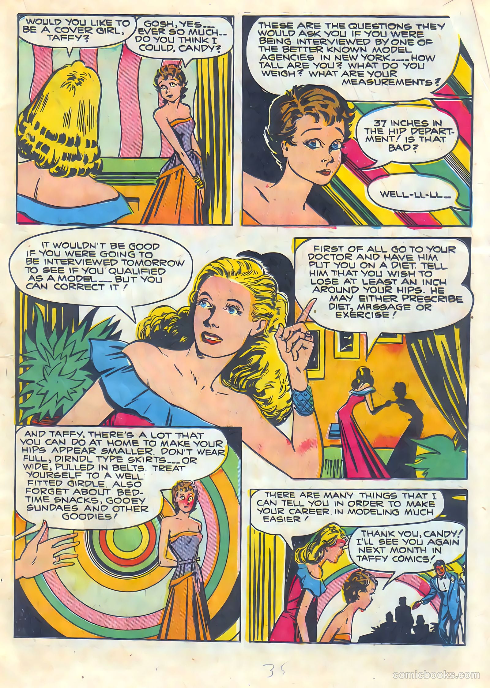 Taffy Comics #10 (1947) — page 35 of 52