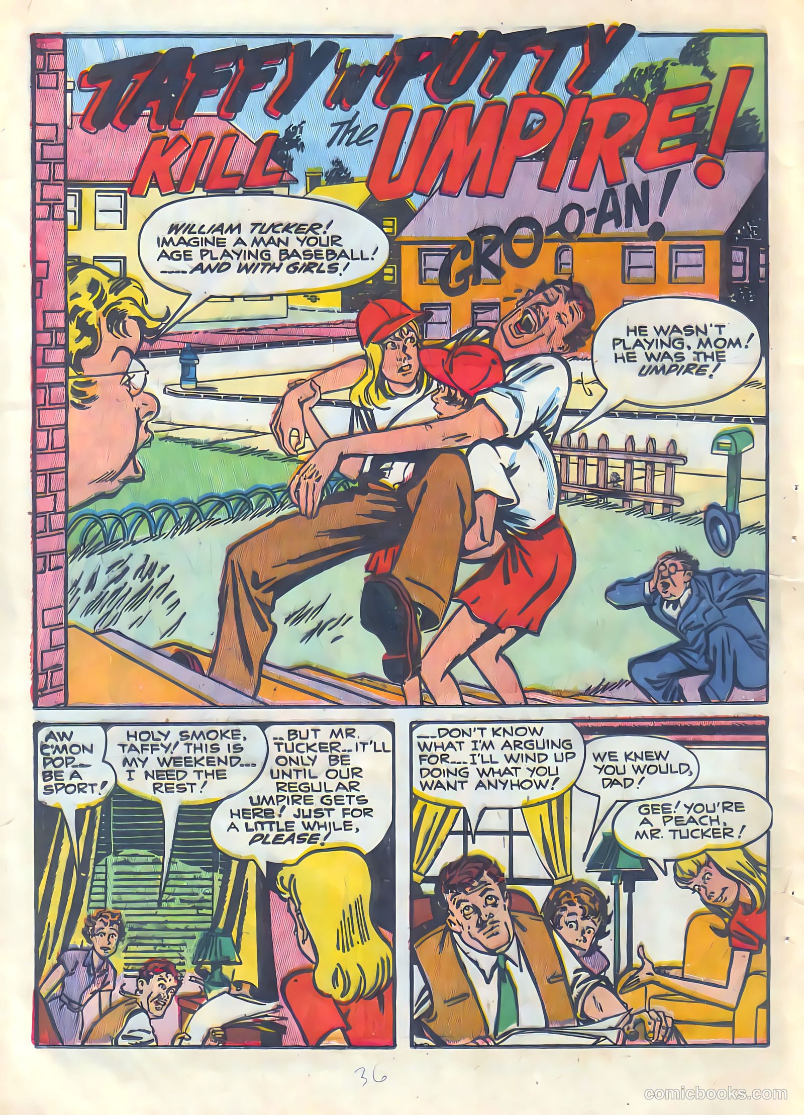 Taffy Comics #10 (1947) — page 36 of 52