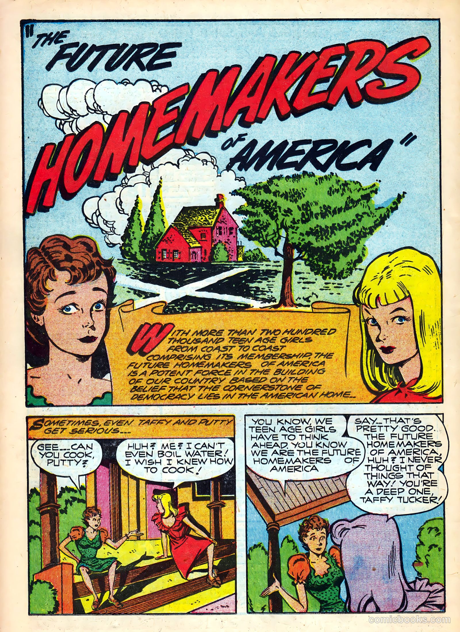 Taffy Comics #12 (1948) — page 38 of 52