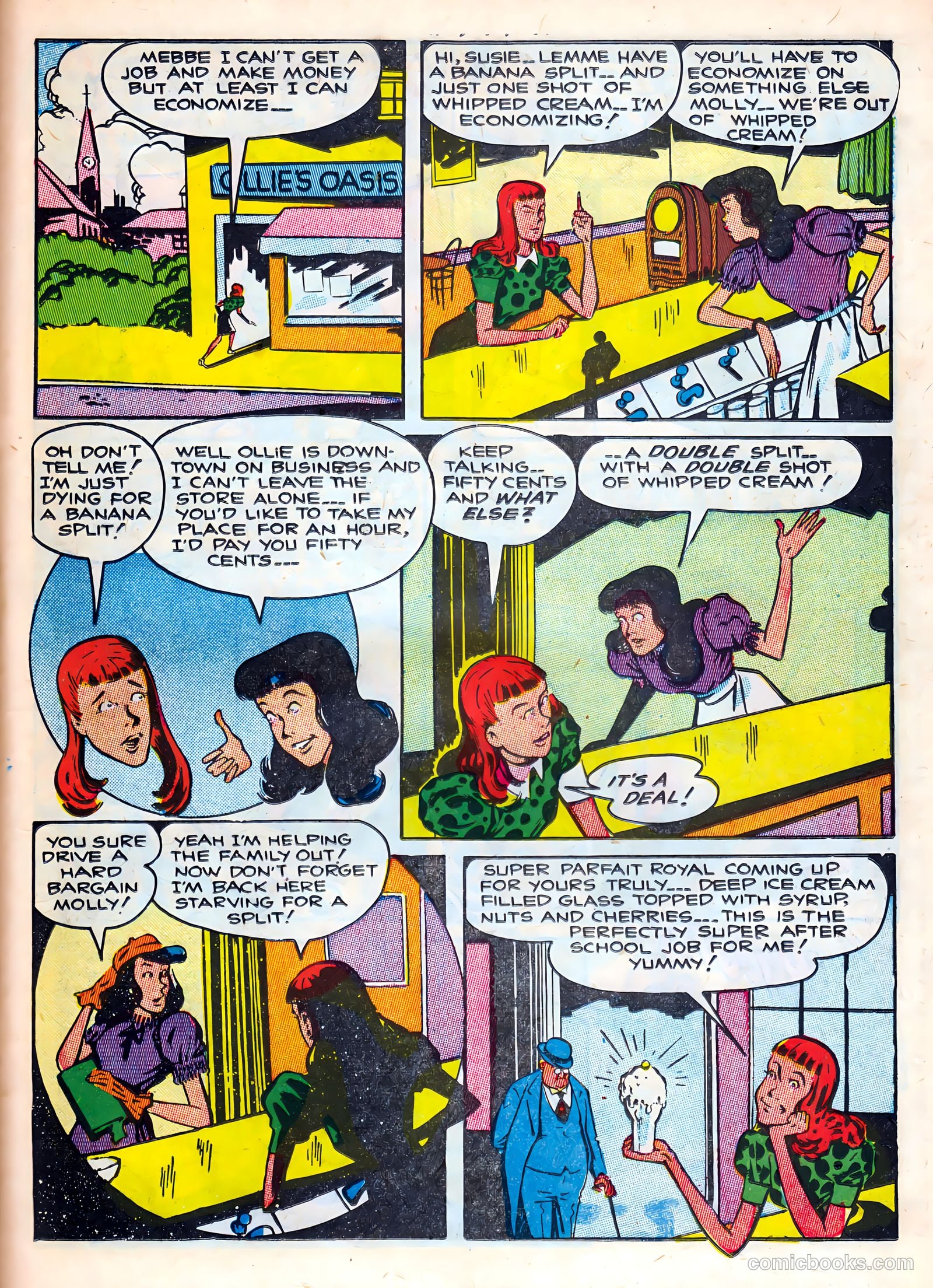 Taffy Comics #9 (1947) — page 35 of 52