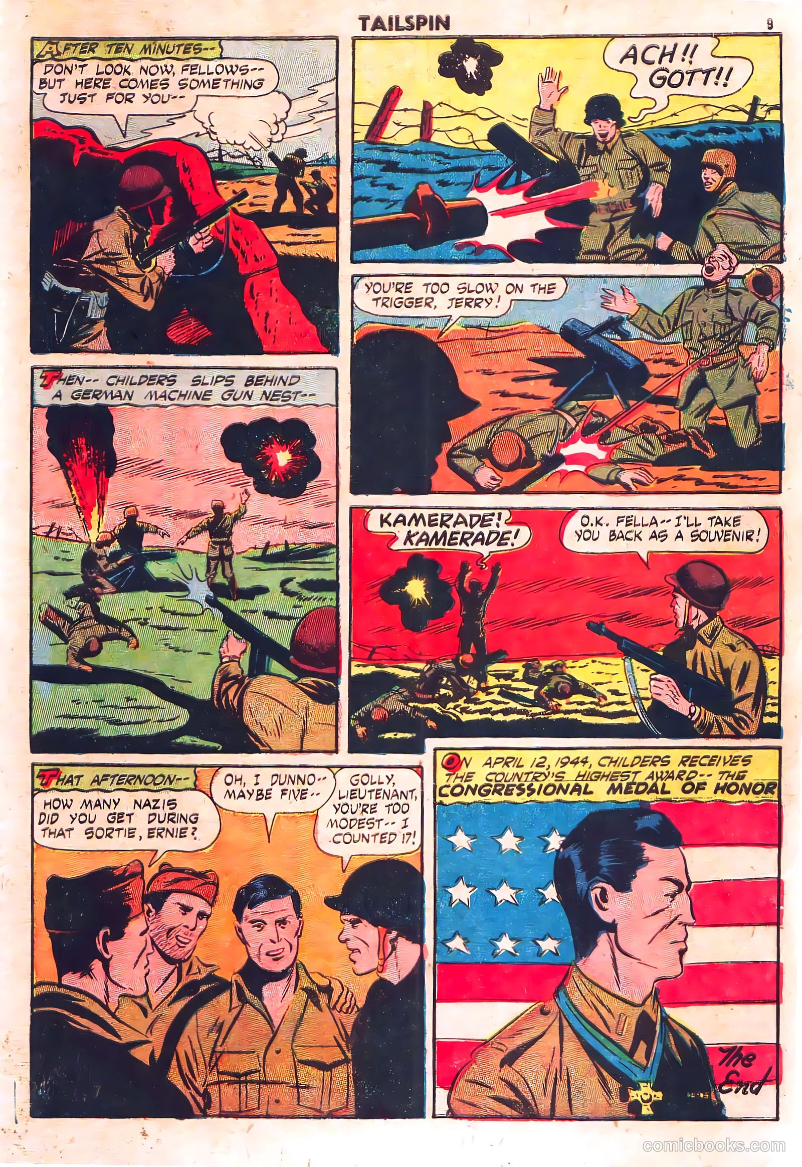 Tailspin Comics #1 (1944) — page 11 of 53