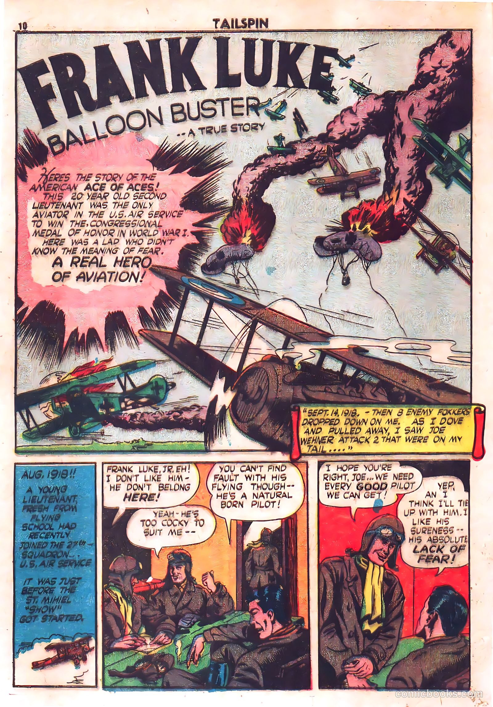 Tailspin Comics #1 (1944) — page 12 of 53