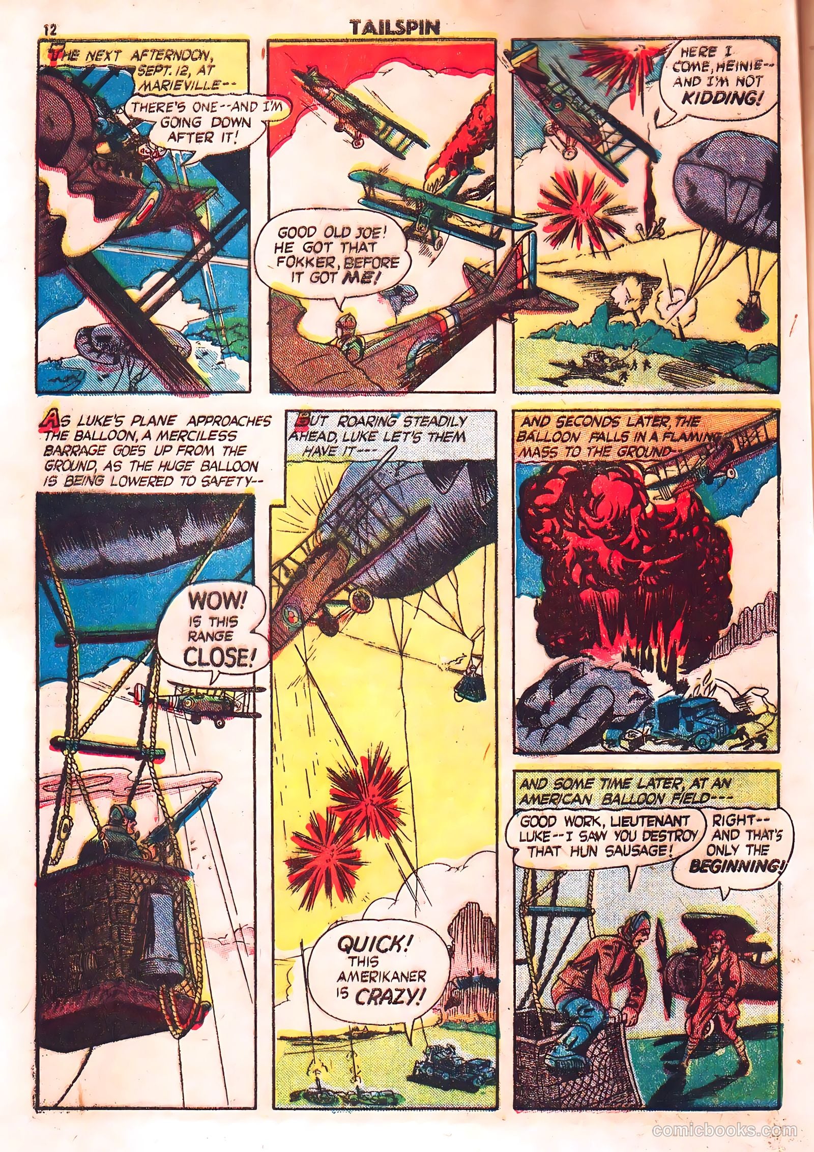 Tailspin Comics #1 (1944) — page 14 of 53