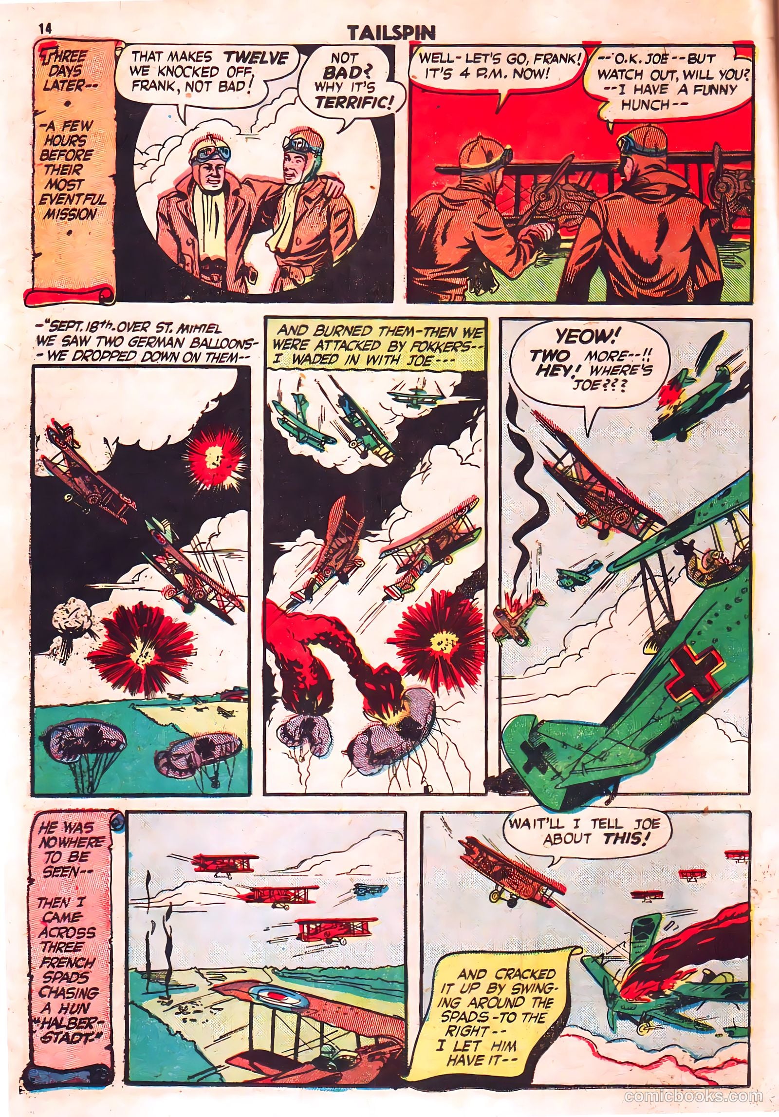 Tailspin Comics #1 (1944) — page 16 of 53