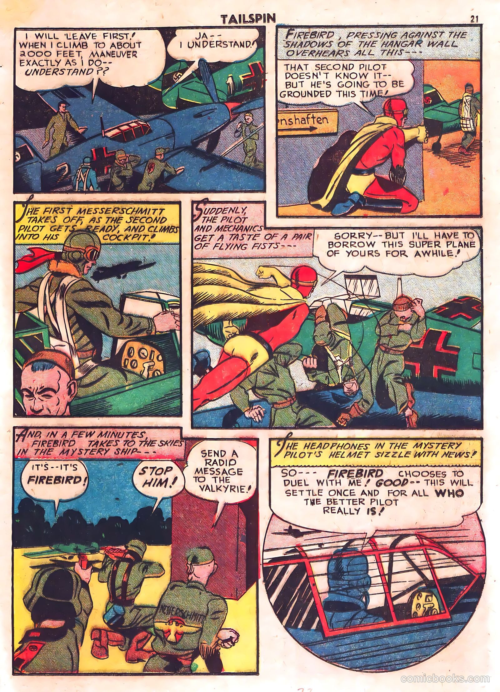 Tailspin Comics #1 (1944) — page 23 of 53