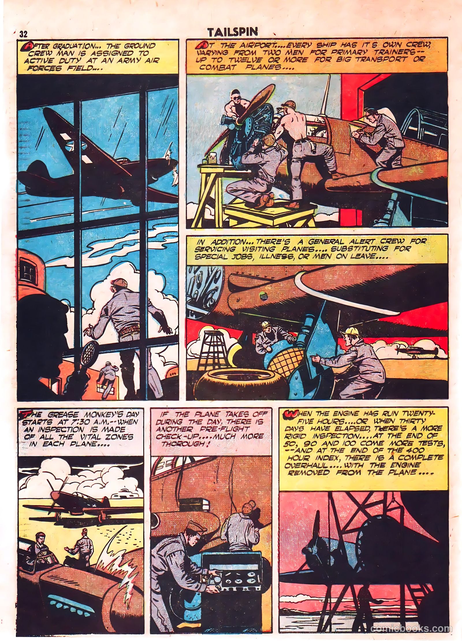 Tailspin Comics #1 (1944) — page 34 of 53