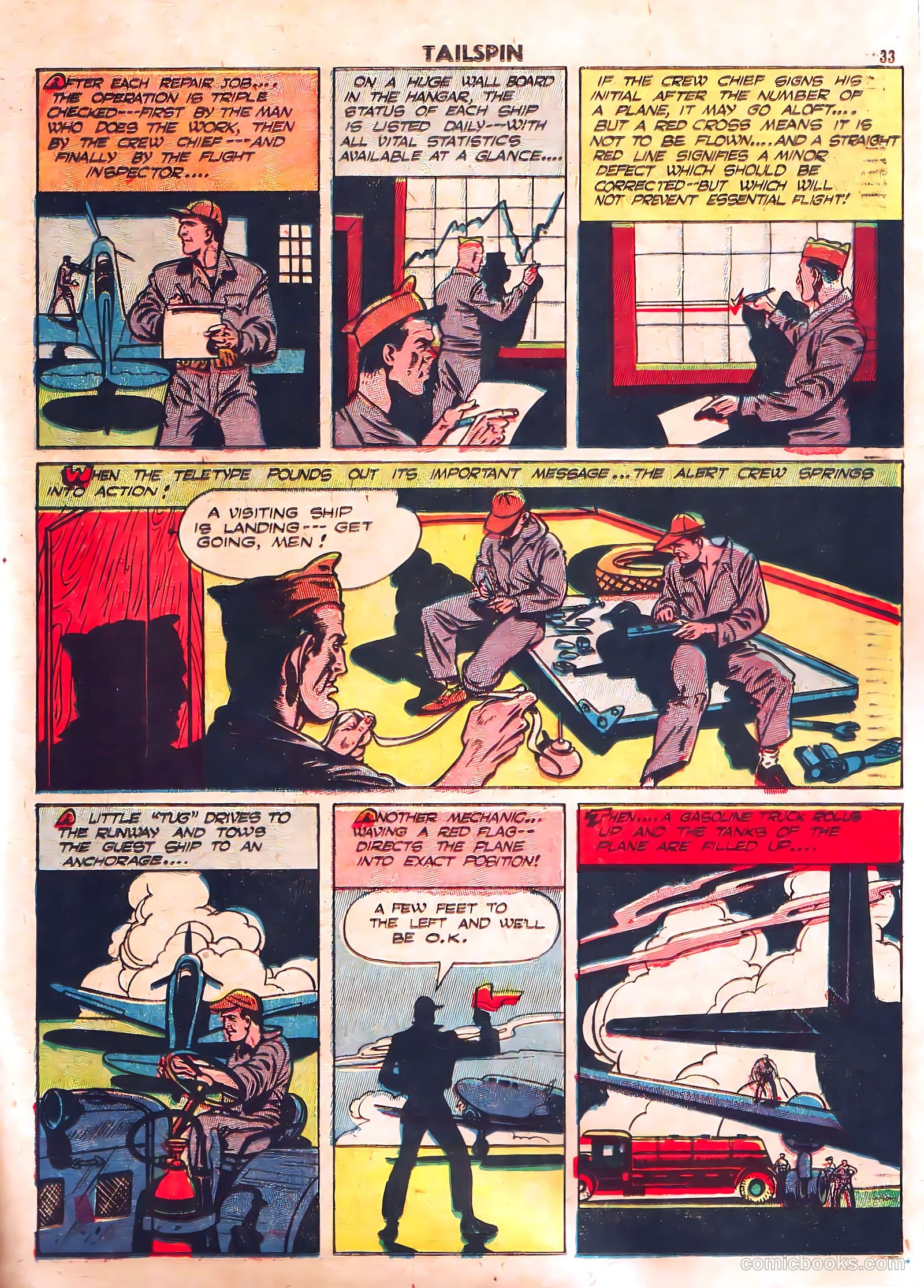 Tailspin Comics #1 (1944) — page 35 of 53