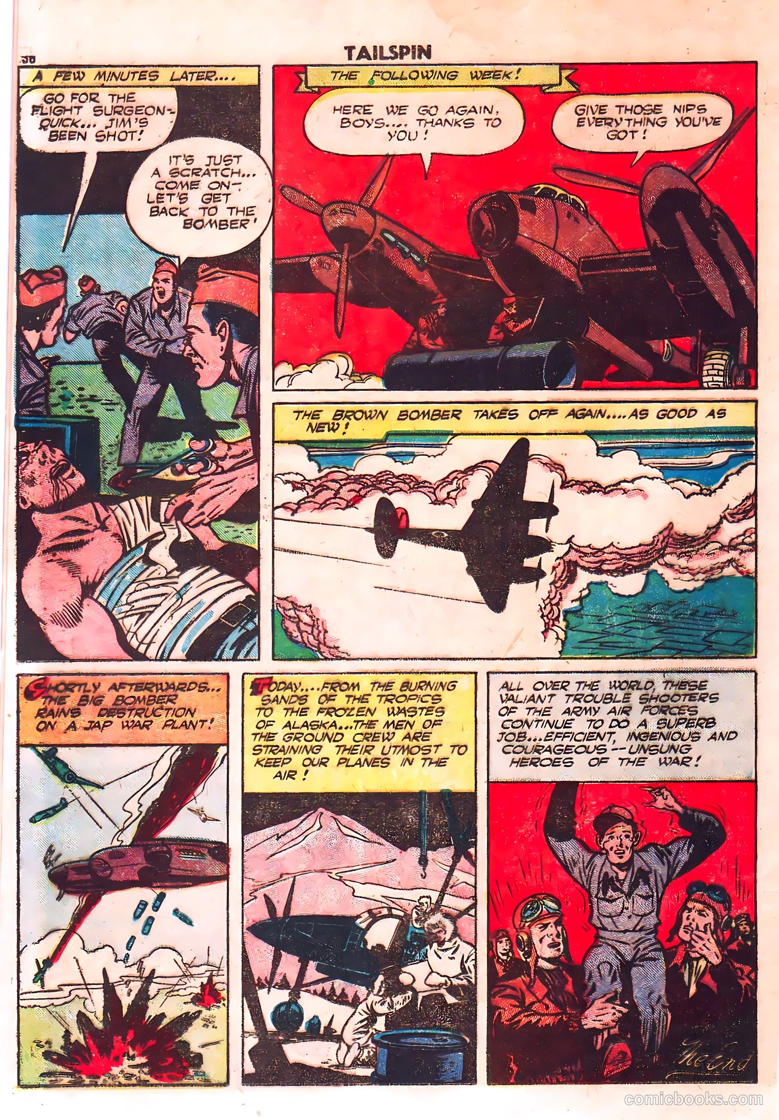 Tailspin Comics #1 (1944) — page 38 of 53
