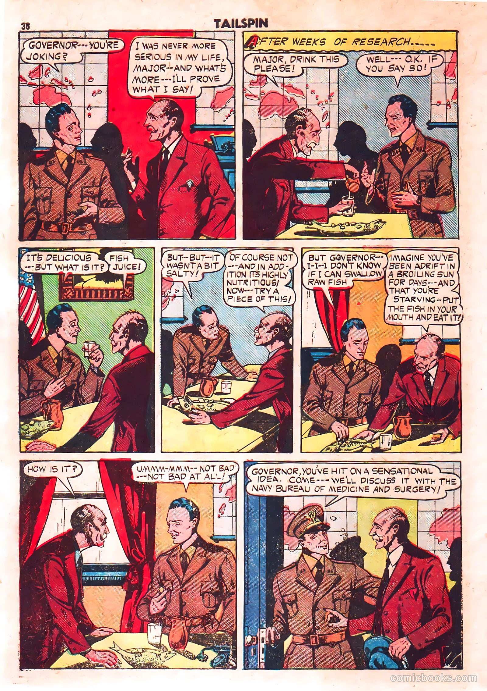 Tailspin Comics #1 (1944) — page 40 of 53