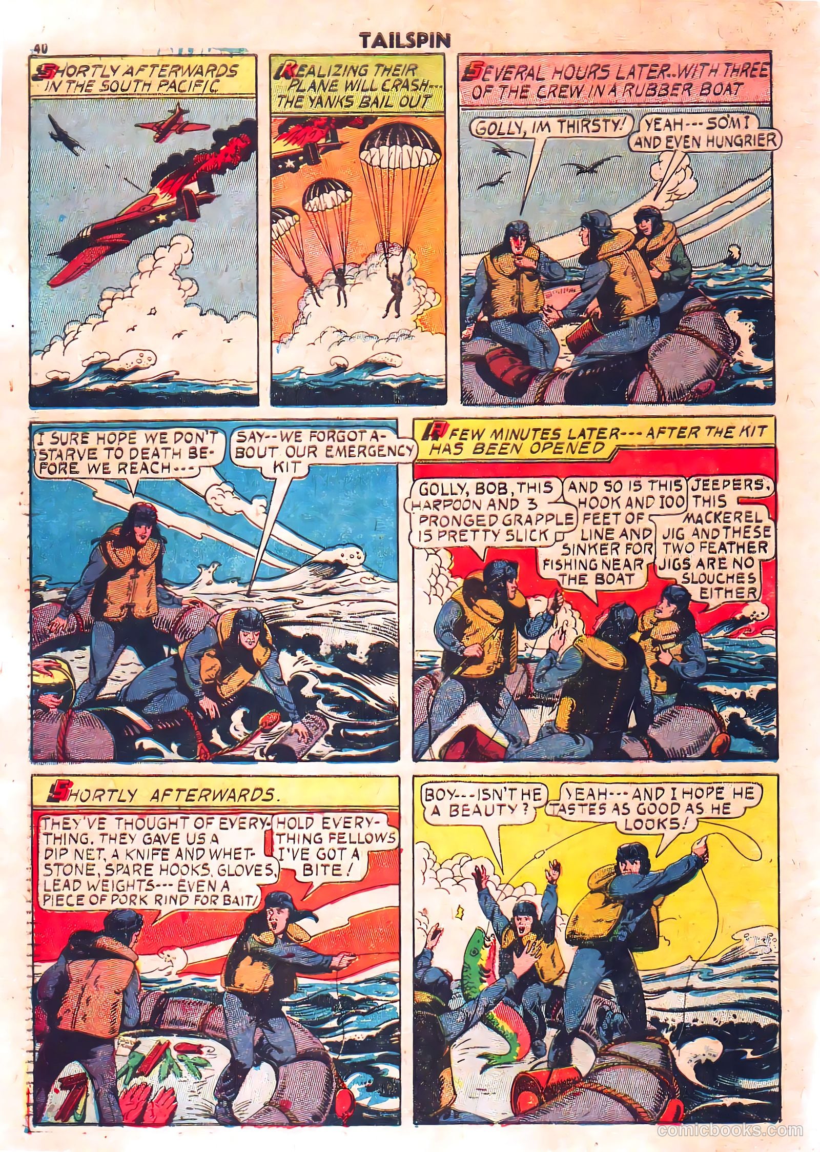 Tailspin Comics #1 (1944) — page 42 of 53