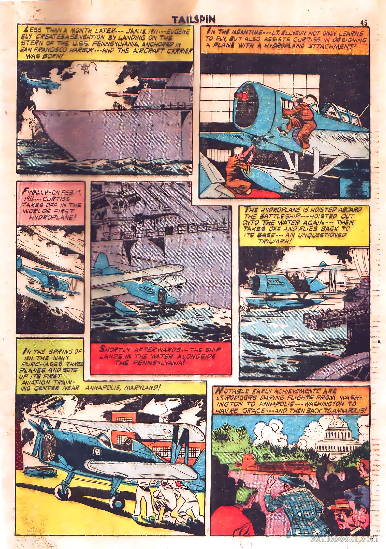 Tailspin Comics #1 (1944) — page 47 of 53