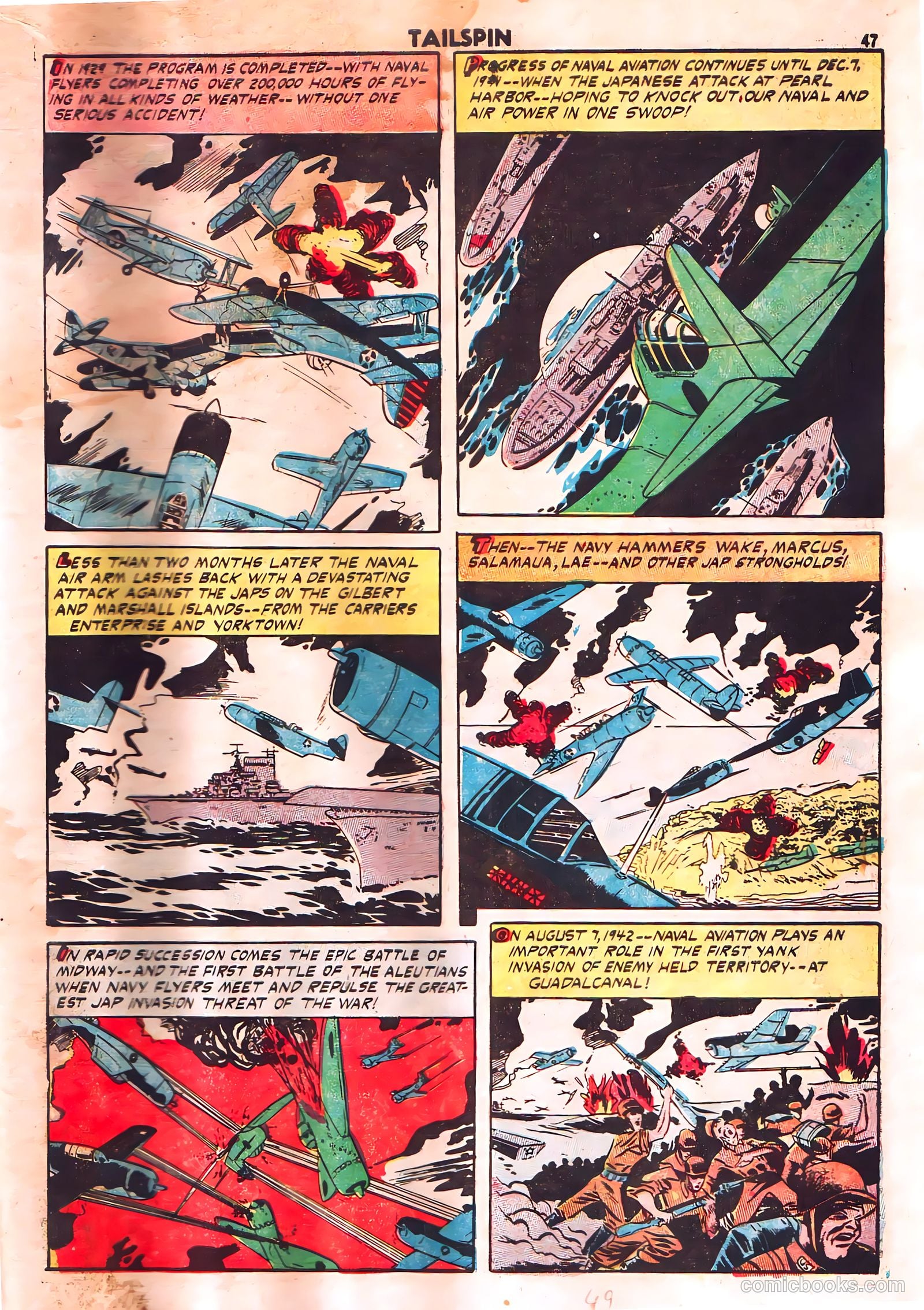 Tailspin Comics #1 (1944) — page 49 of 53