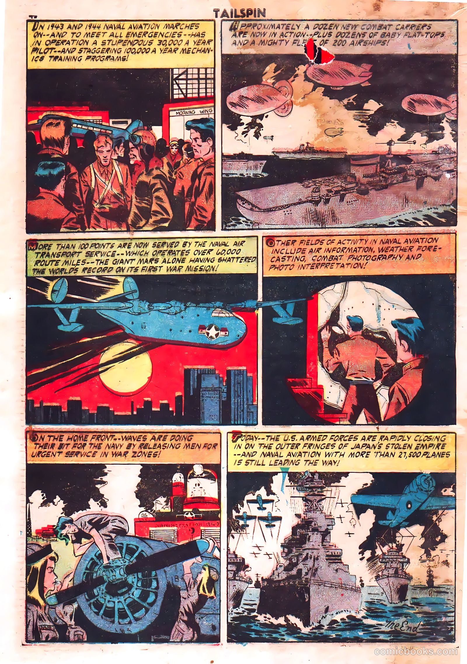 Tailspin Comics #1 (1944) — page 50 of 53
