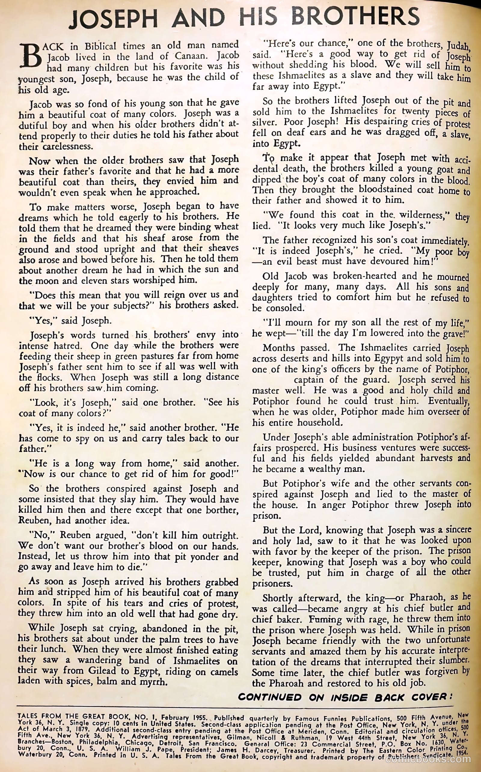 Tales from the Great Book #1 (1955) — page 2 of 36