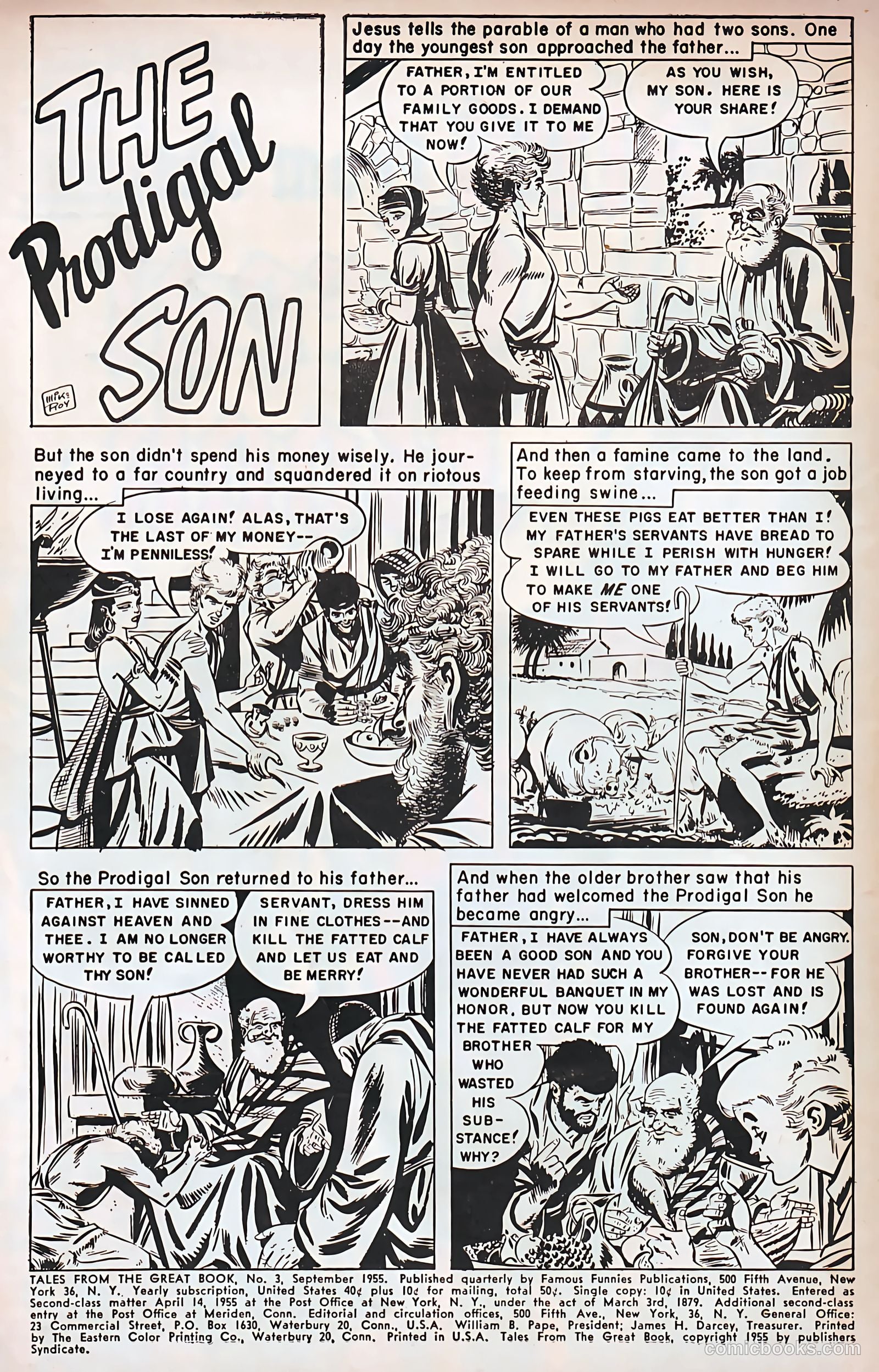 Tales from the Great Book #3 (1955) — page 2 of 36