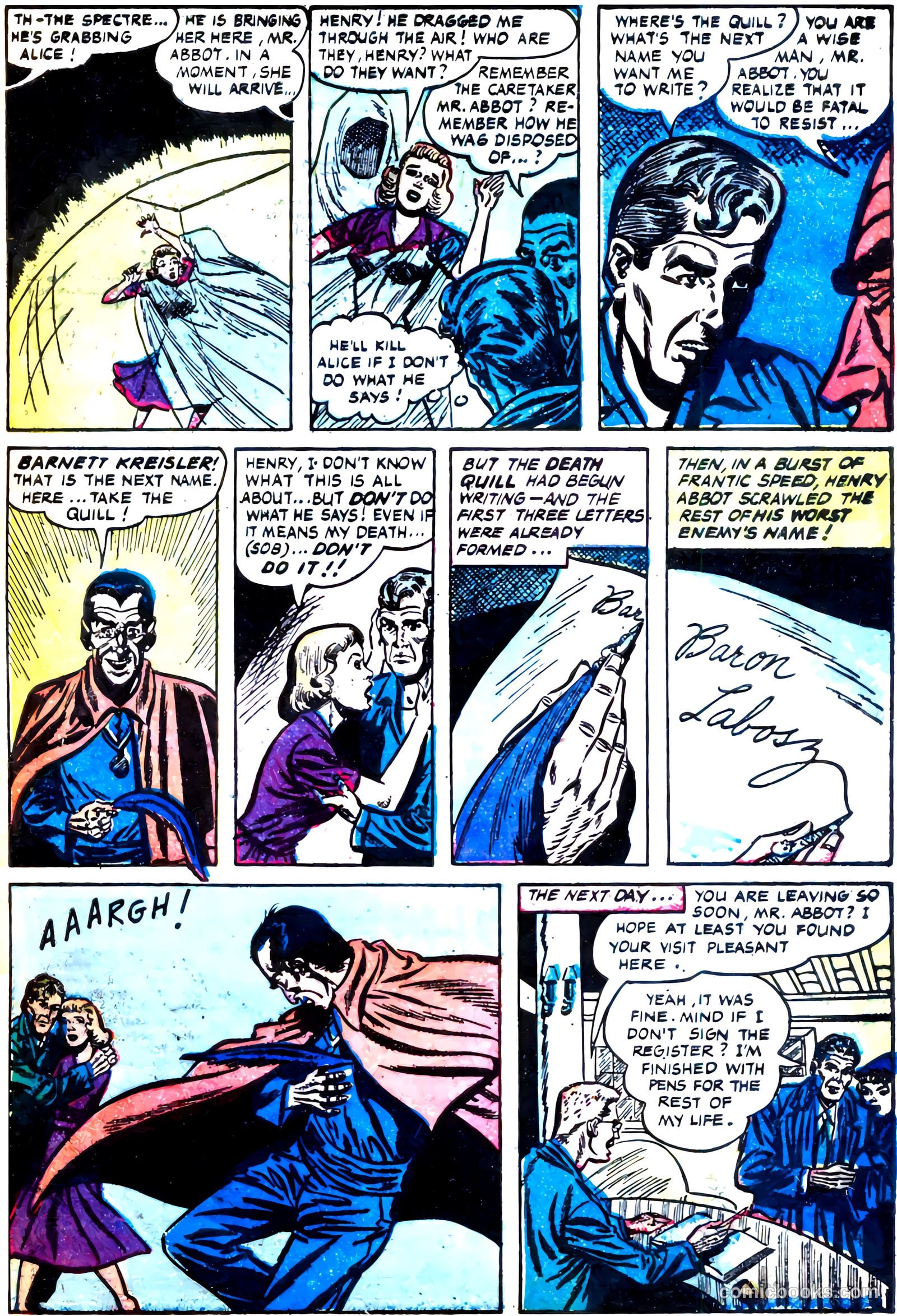 Tales of Horror #12 (1954) — page 33 of 36