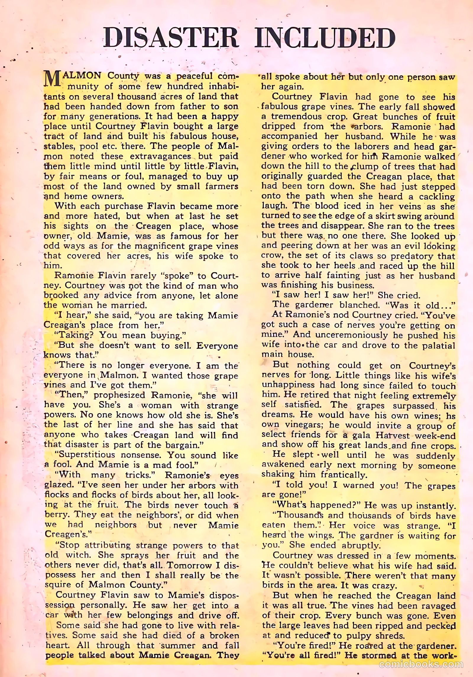 Tales of Horror #13 (1954) — page 16 of 36