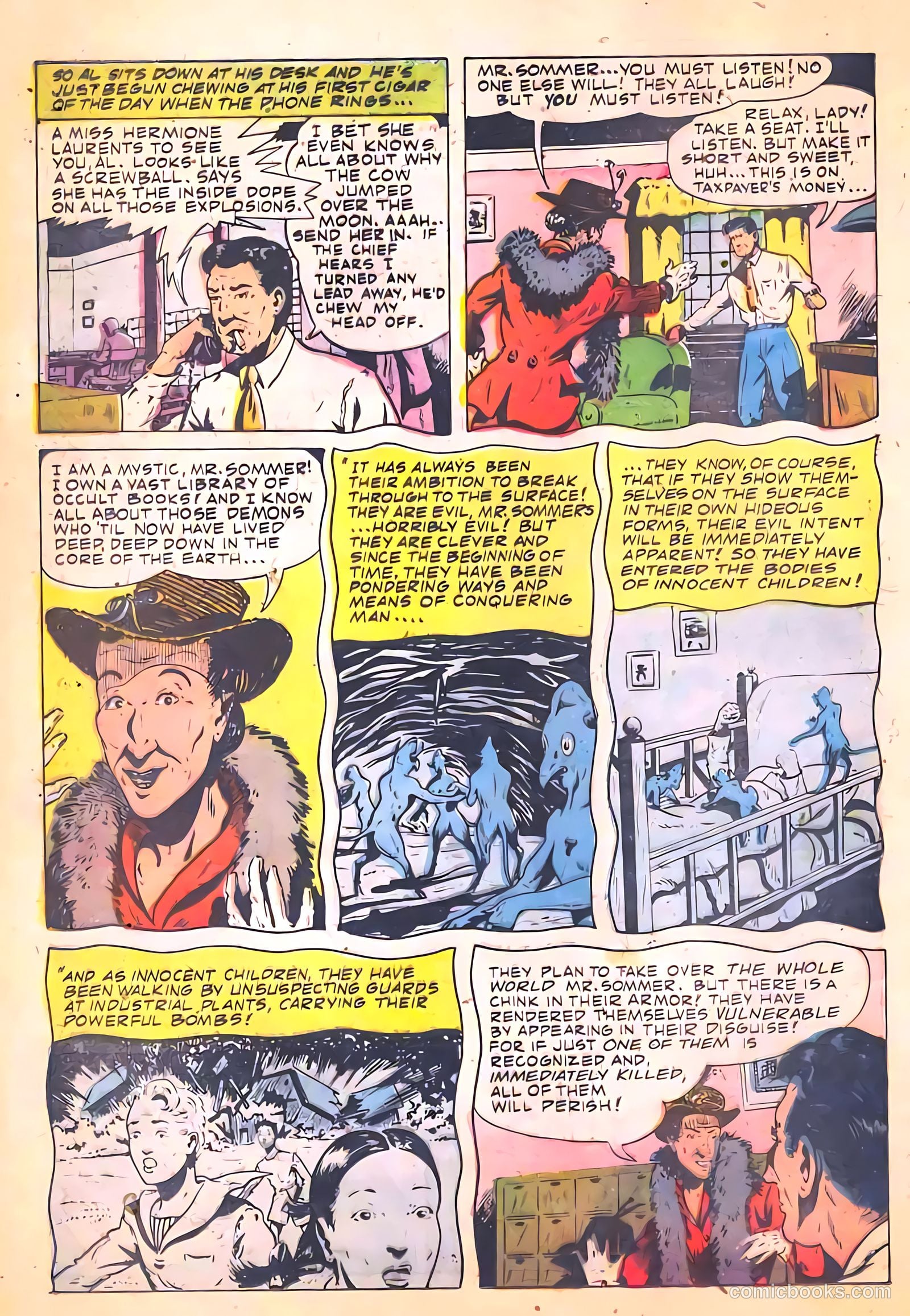 Tales of Horror #13 (1954) — page 22 of 36
