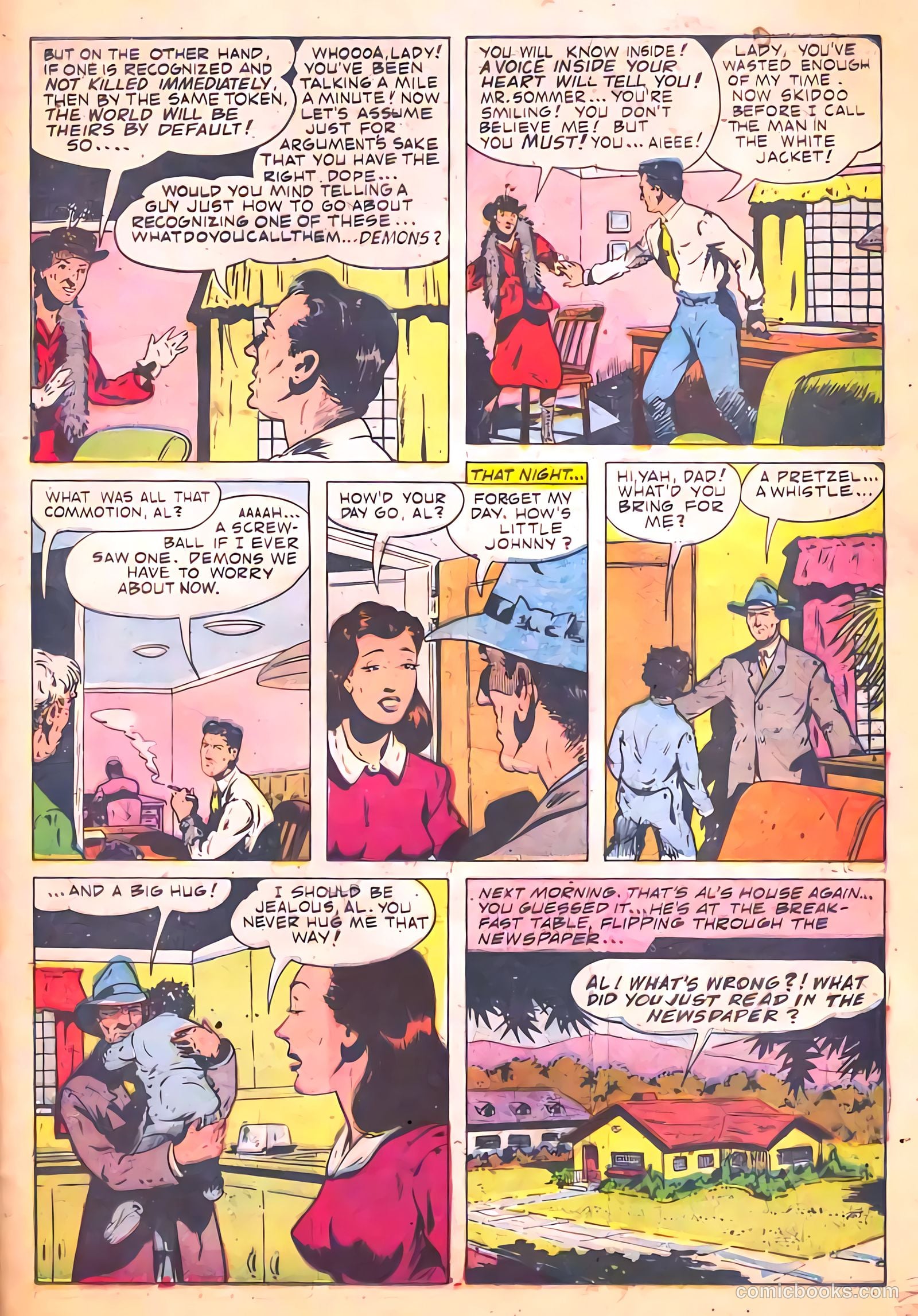 Tales of Horror #13 (1954) — page 23 of 36