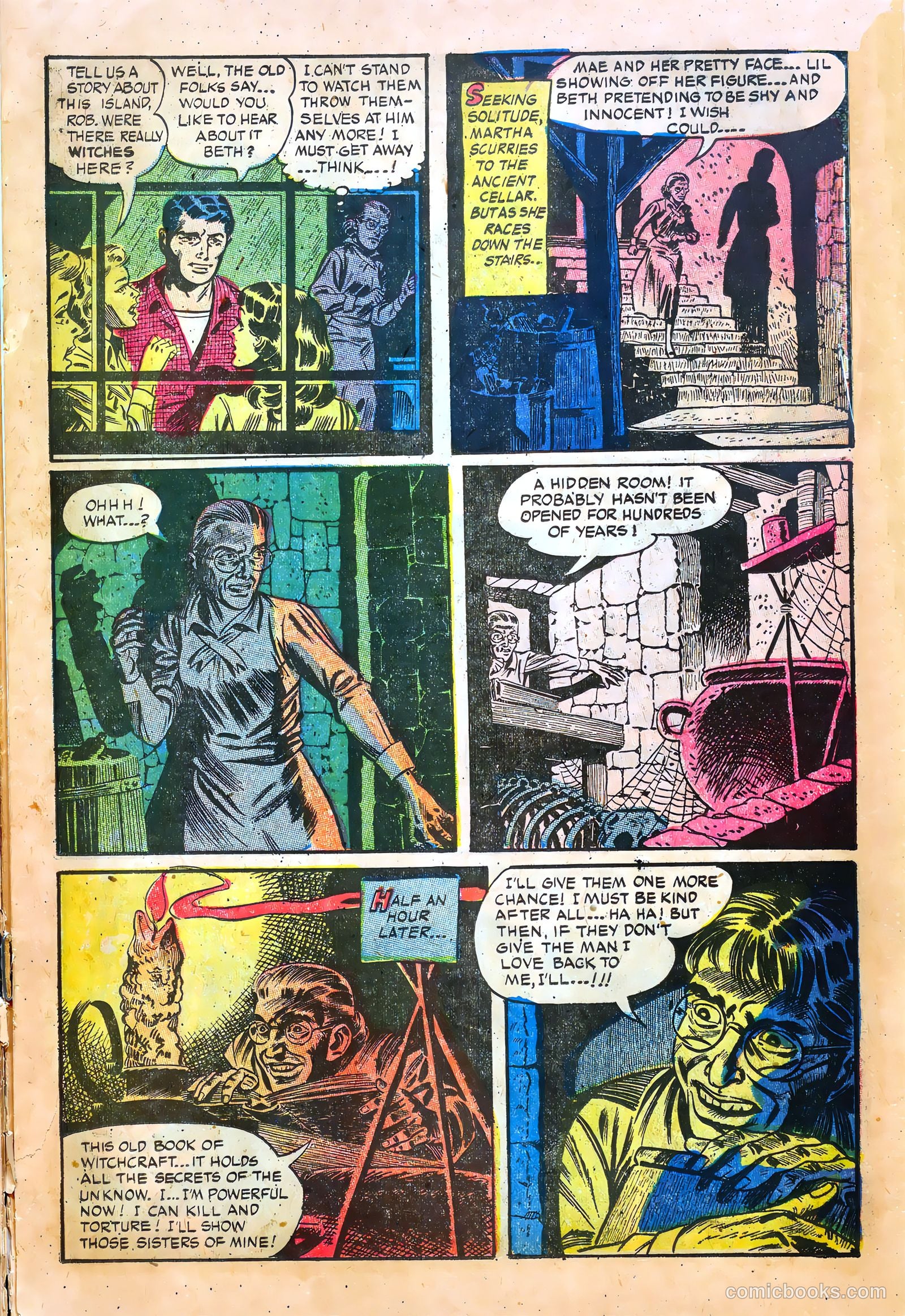 Tales of Horror #5 (1953) — page 21 of 36