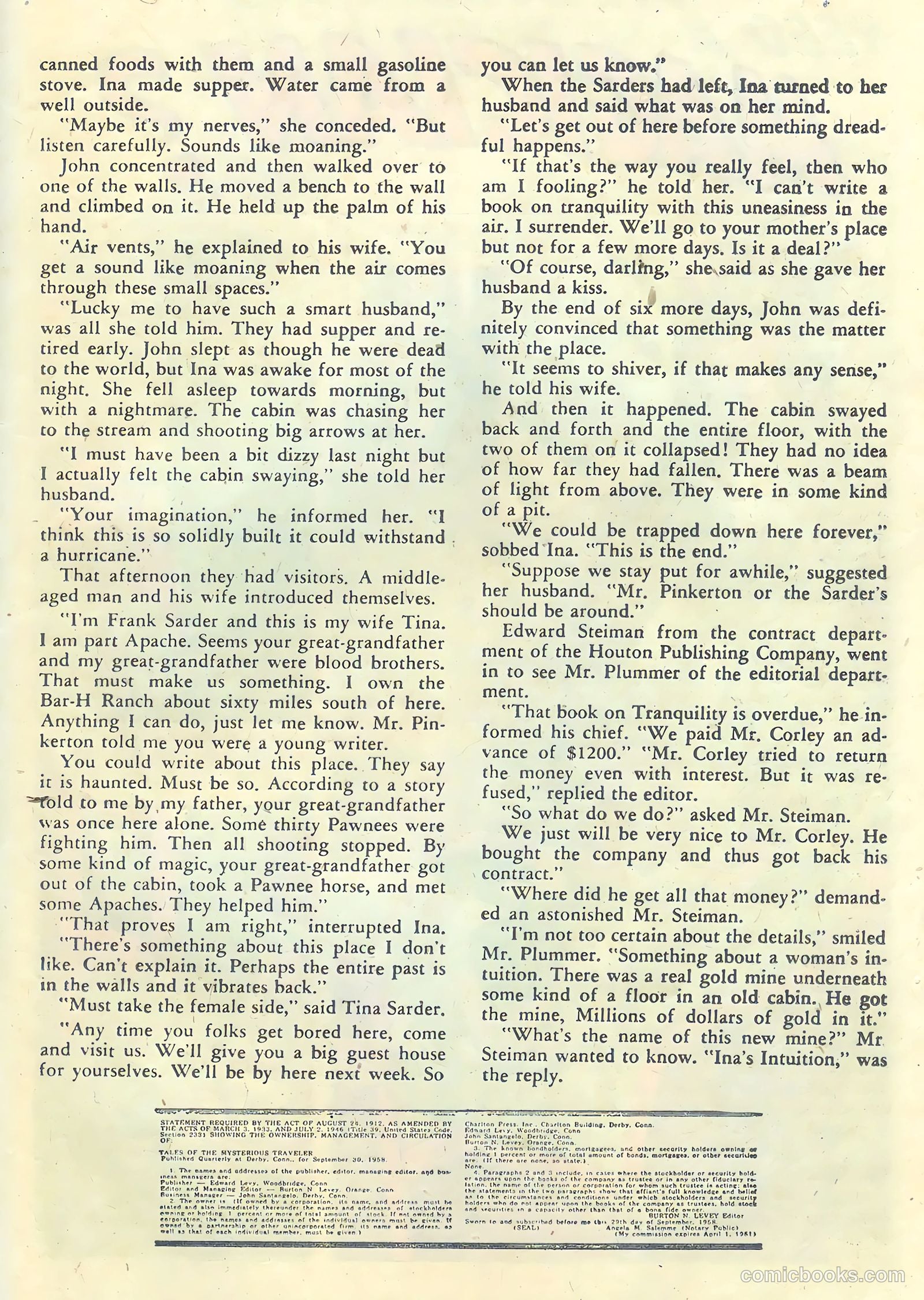 Tales of the Mysterious Traveler #13 (1959) — page 25 of 36