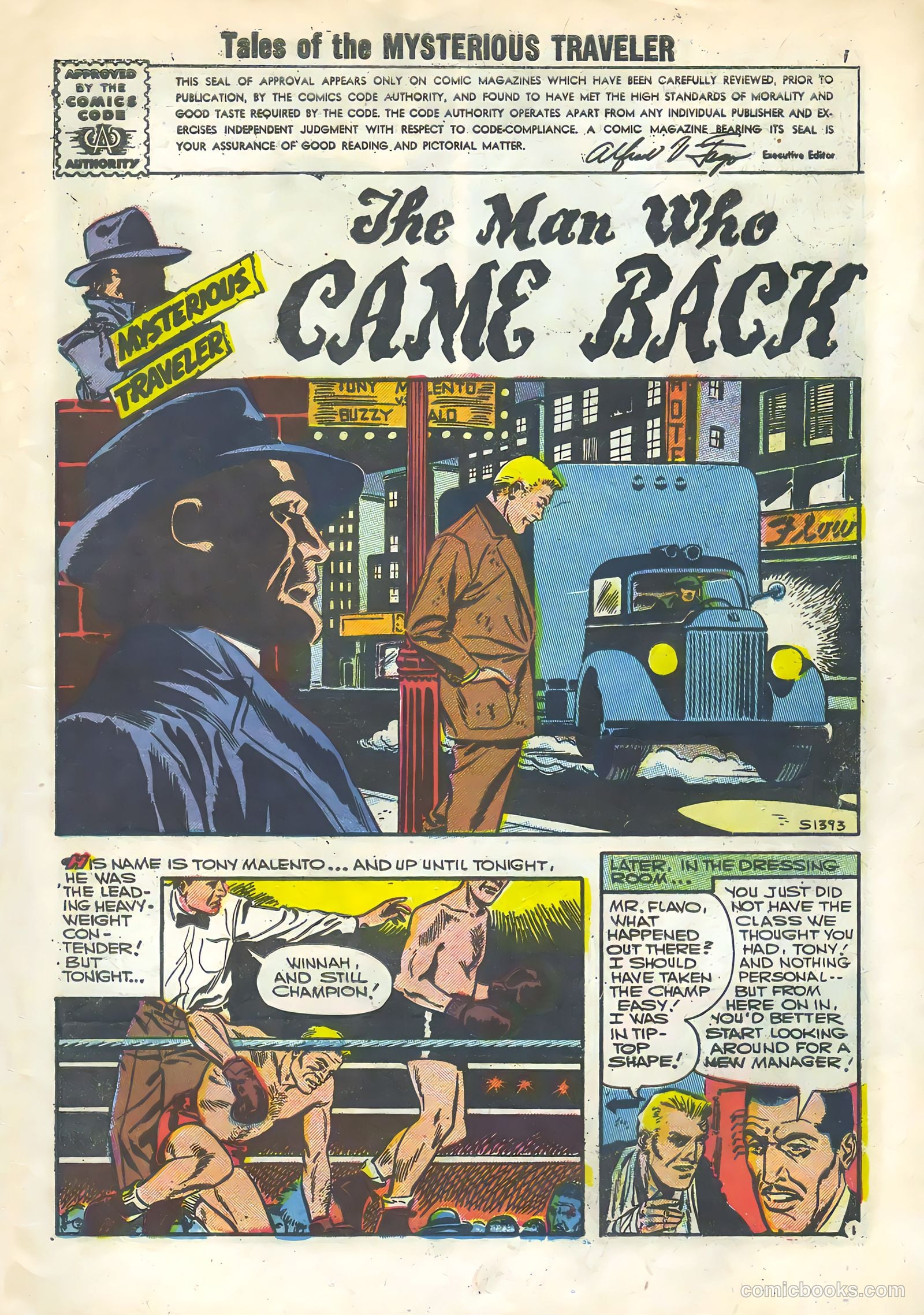 Tales of the Mysterious Traveler #3 (1957) — page 3 of 36