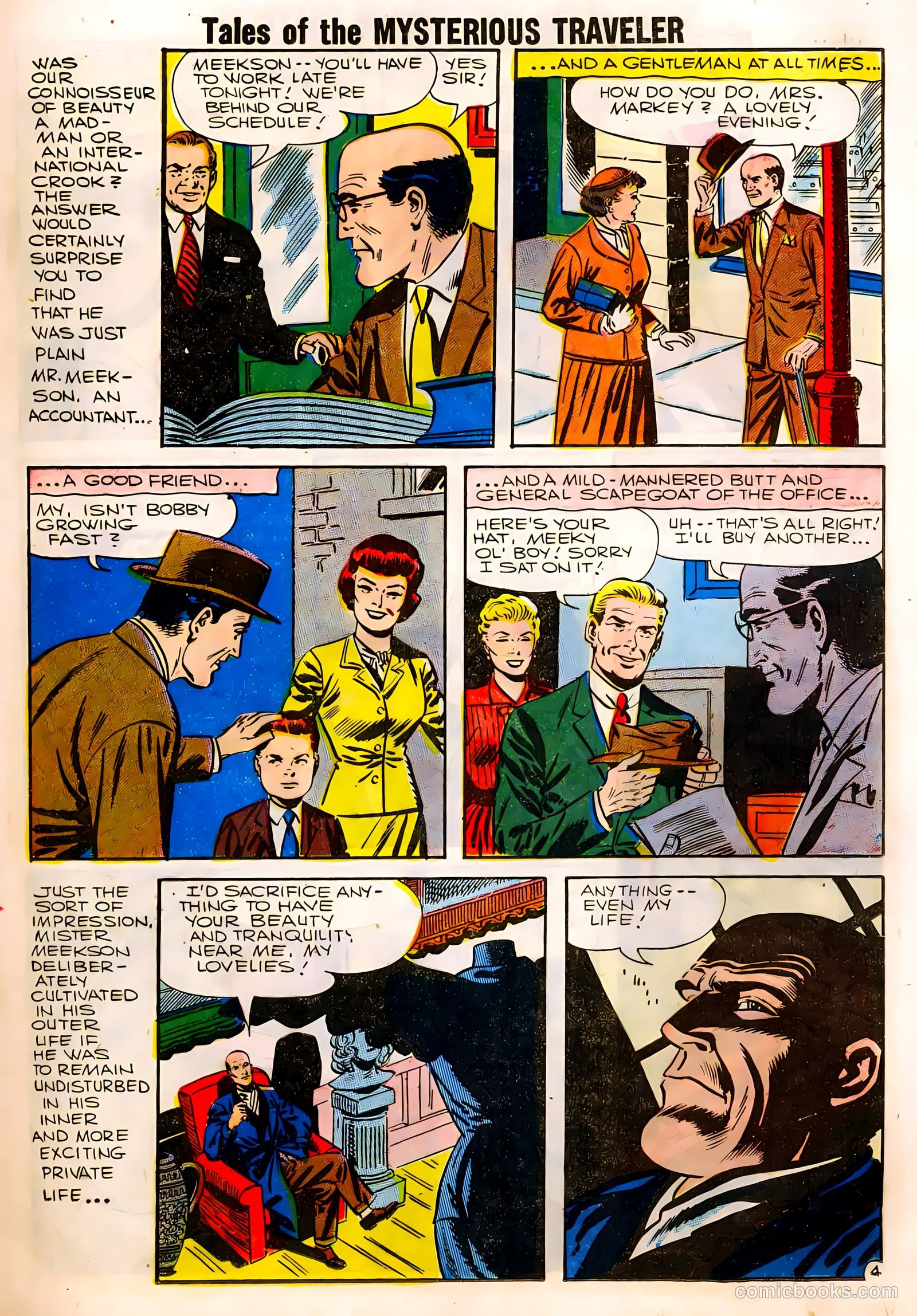 Tales of the Mysterious Traveler #5 (1957) — page 17 of 36