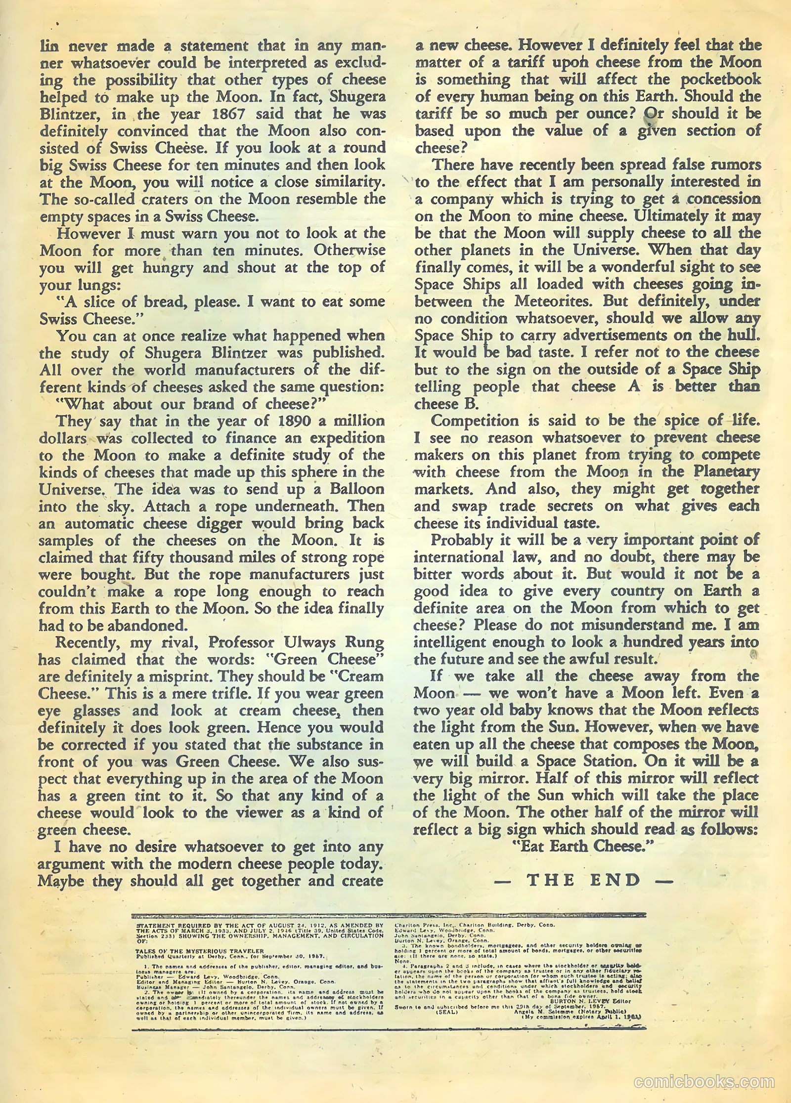 Tales of the Mysterious Traveler #8 (1958) — page 21 of 36
