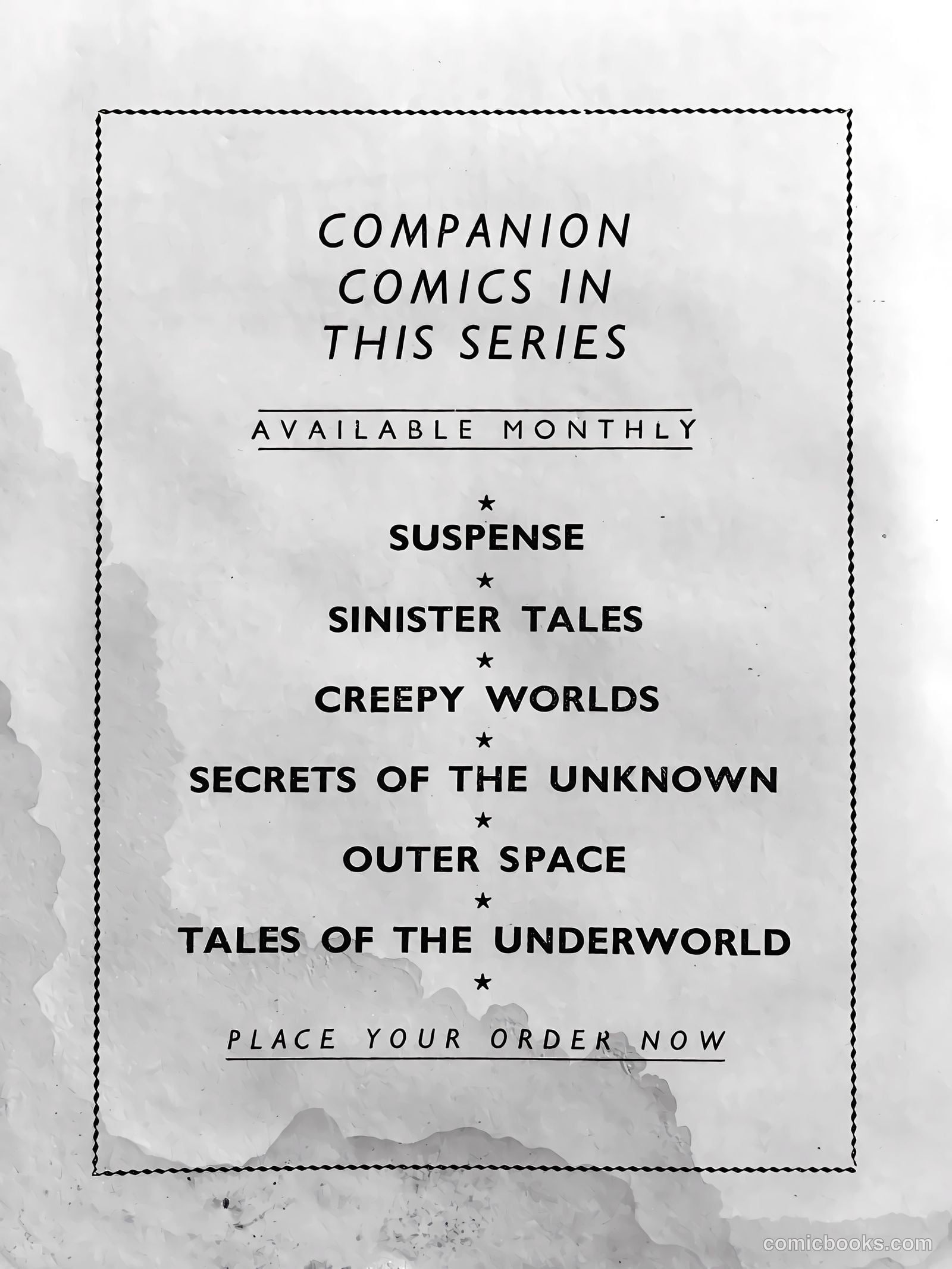 Tales of the Underworld #3 (1960) — page 65 of 68