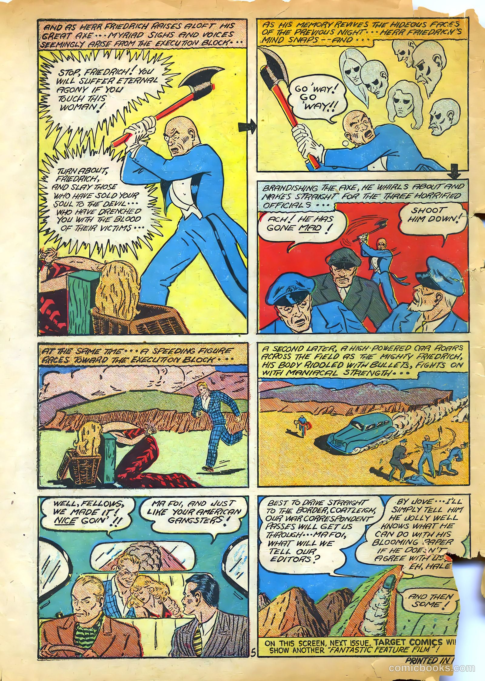Target Comics #1 (1942) — page 66 of 69