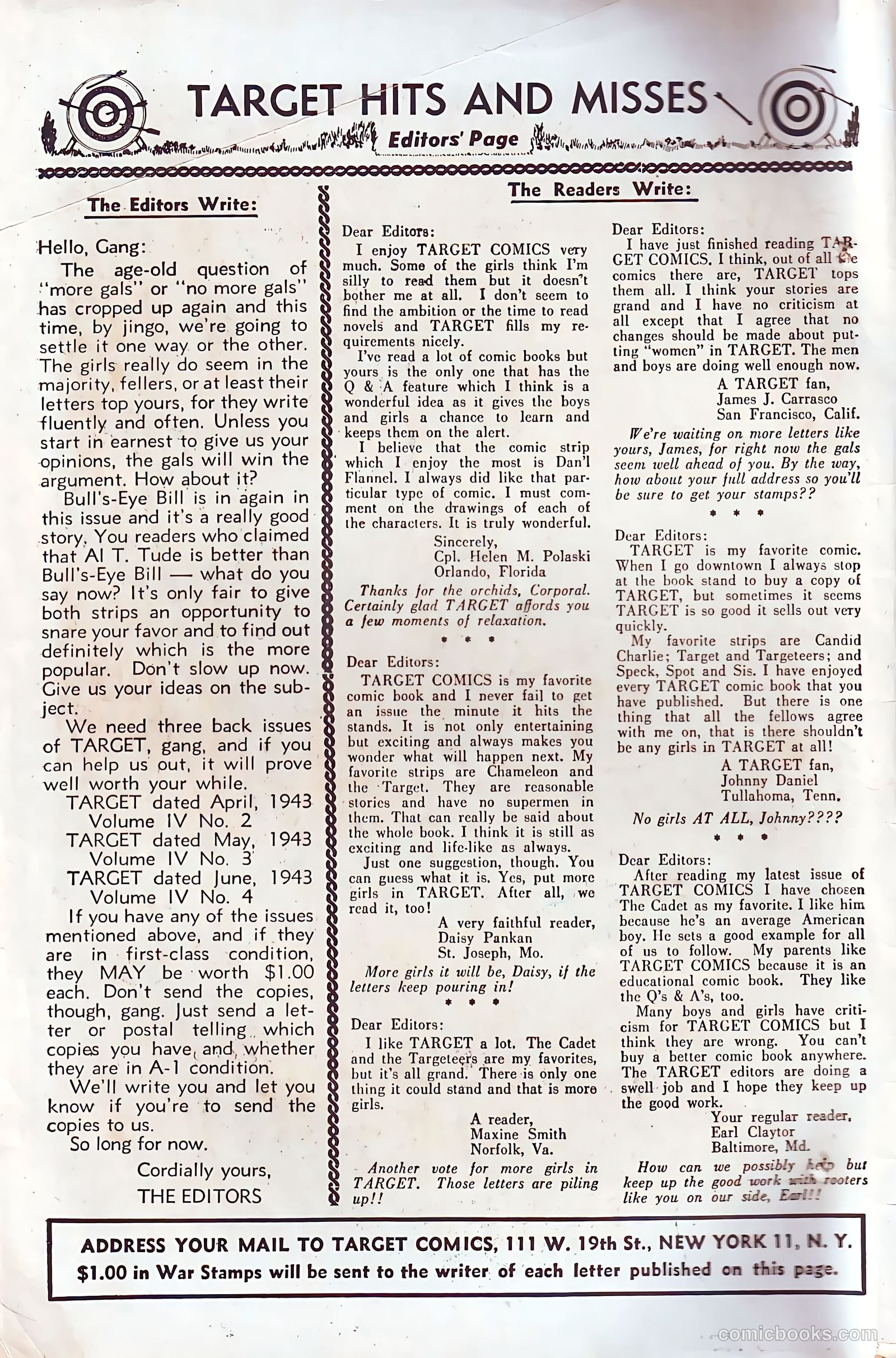 Target Comics #2 (1942) — page 2 of 68