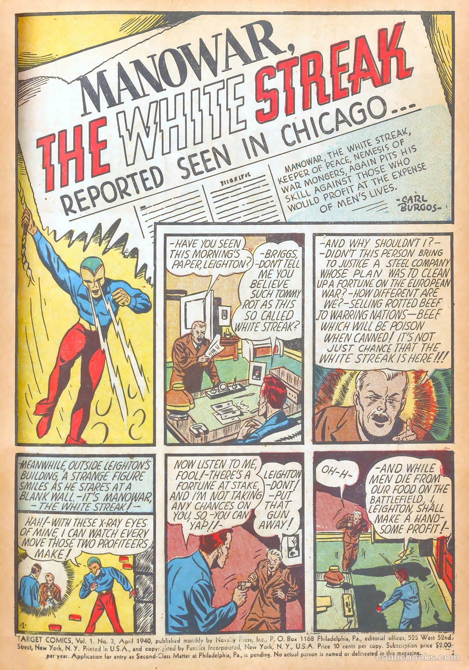 Target Comics #3 (1948) — page 4 of 70