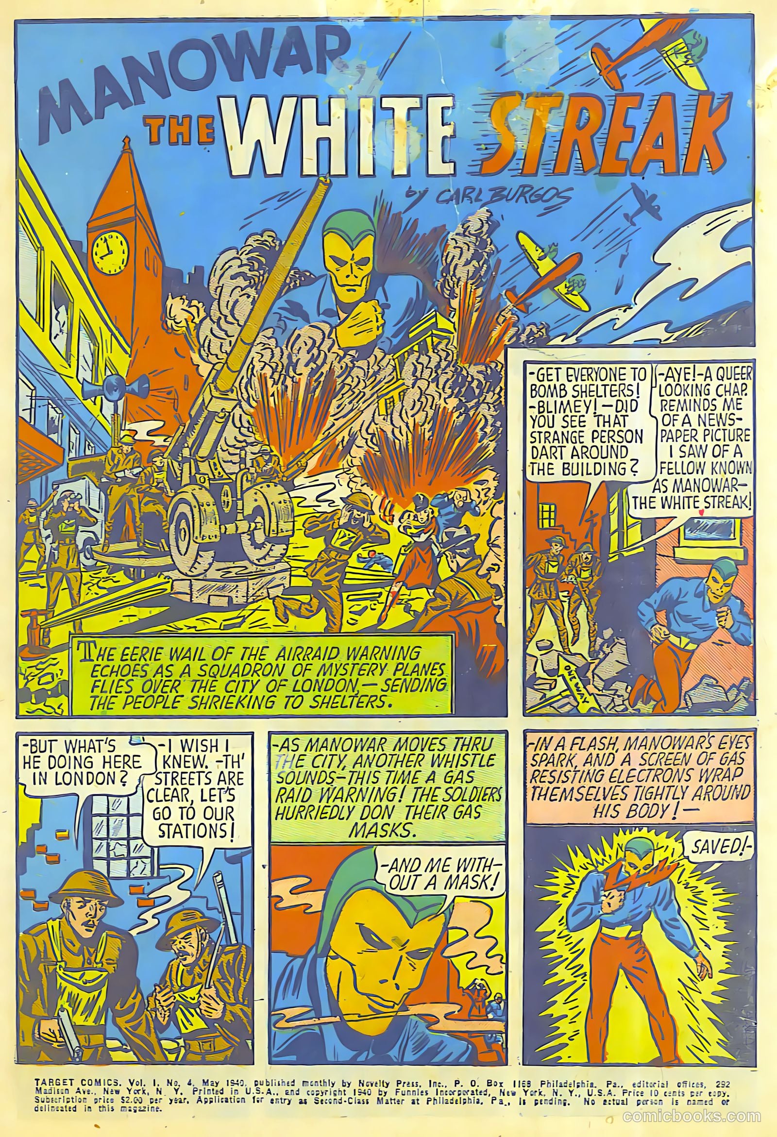 Target Comics #4 (1940) — page 3 of 68