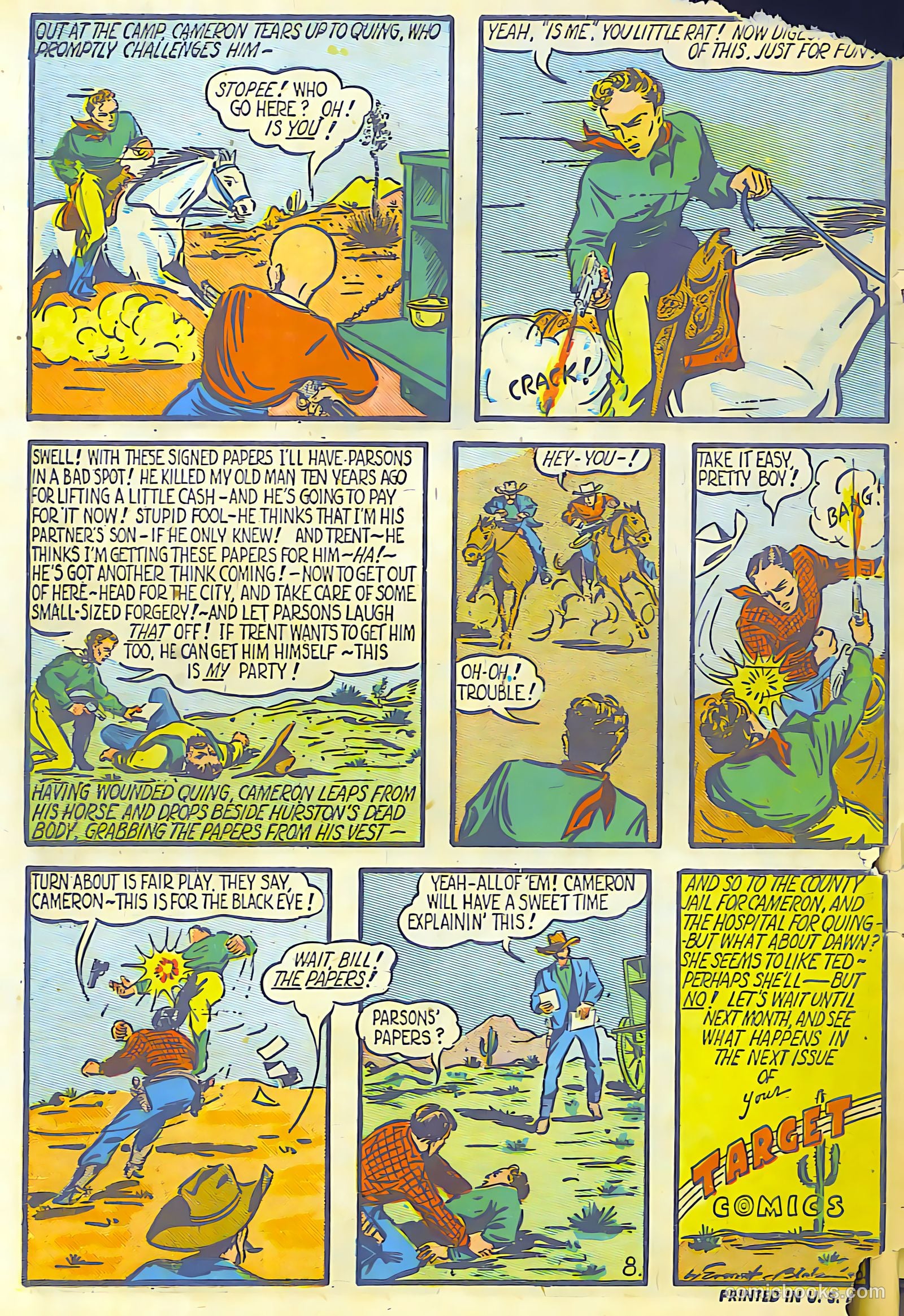 Target Comics #4 (1940) — page 66 of 68