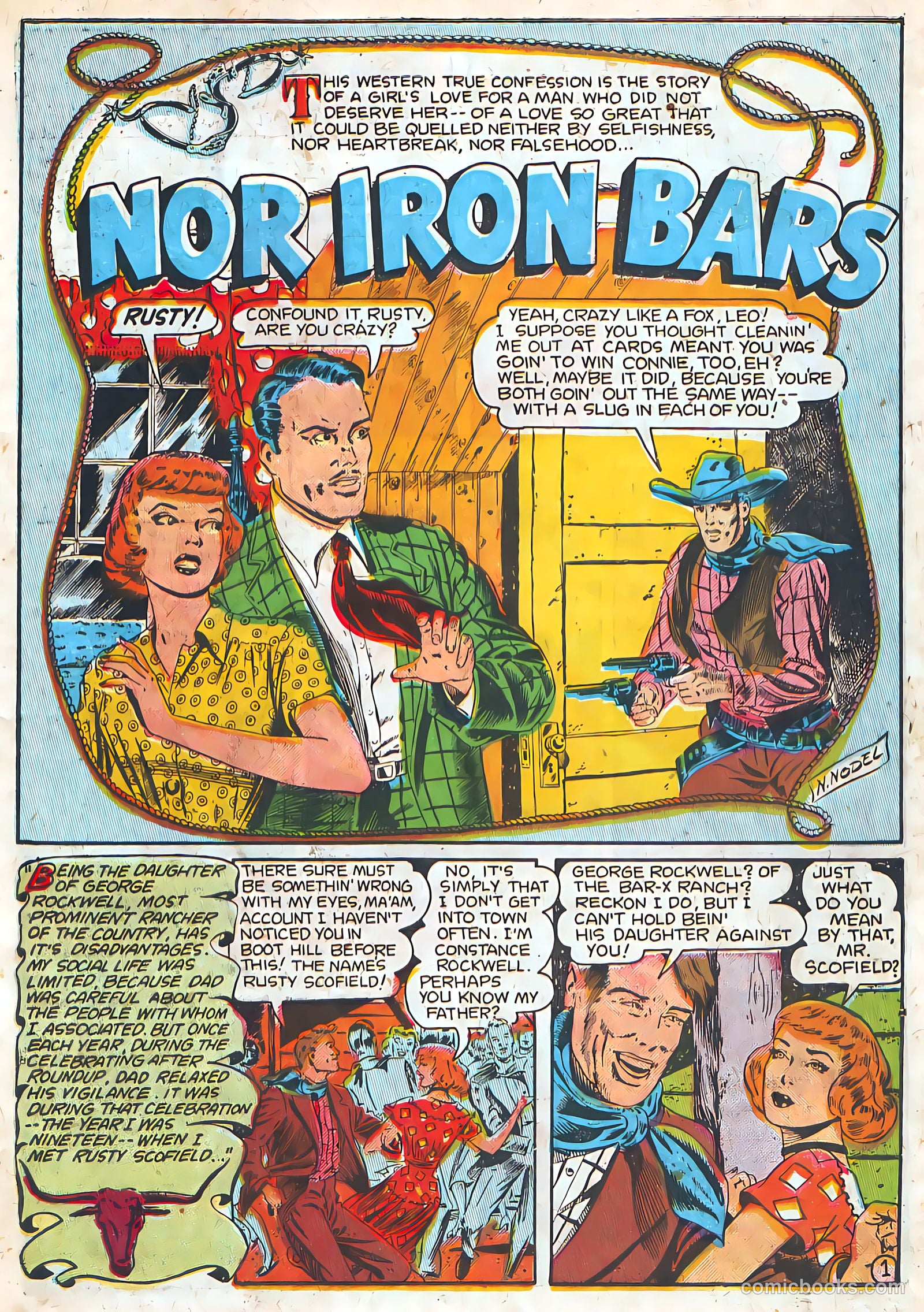 Target Western Romances #106 (1949) — page 3 of 36