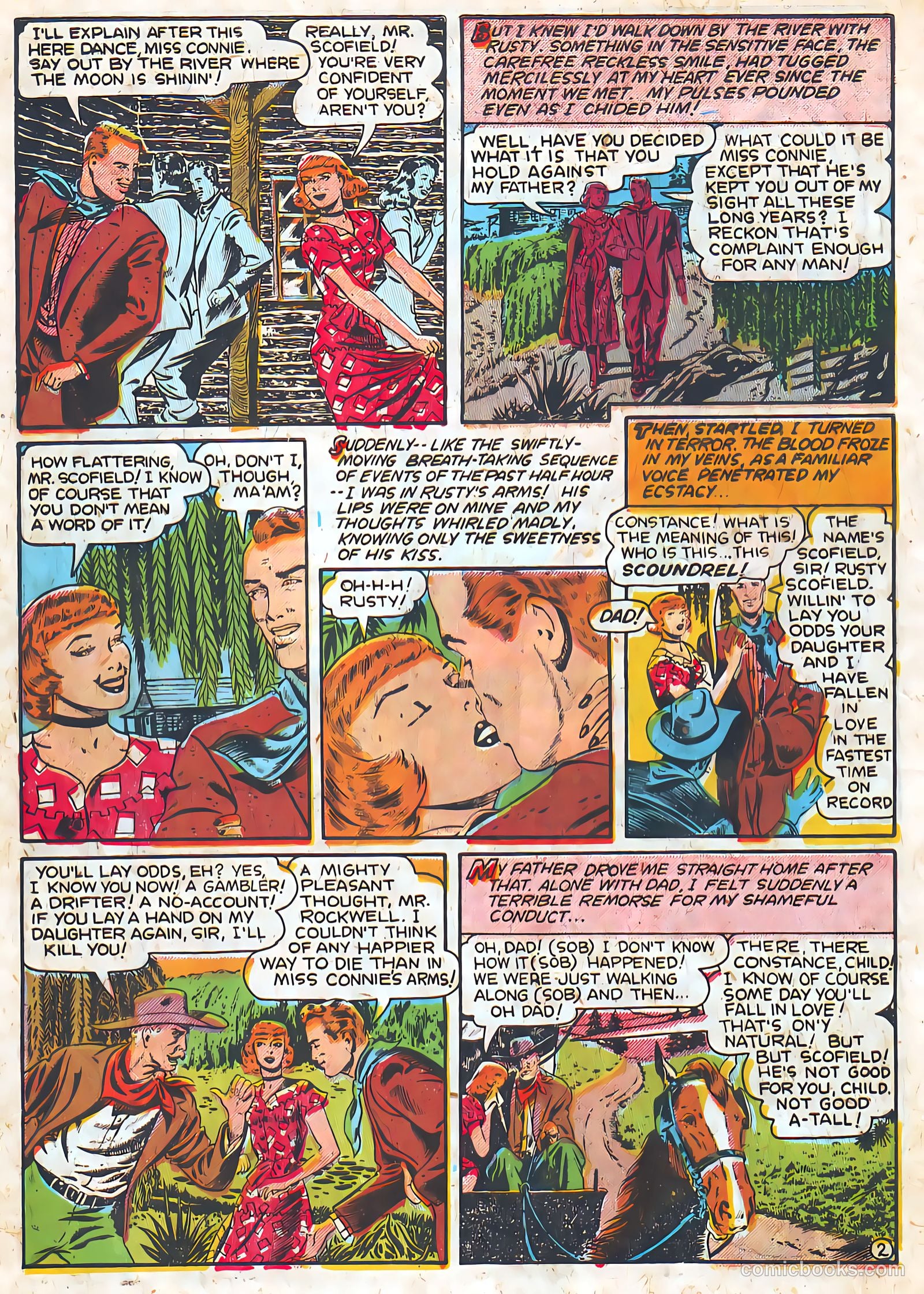 Target Western Romances #106 (1949) — page 4 of 36