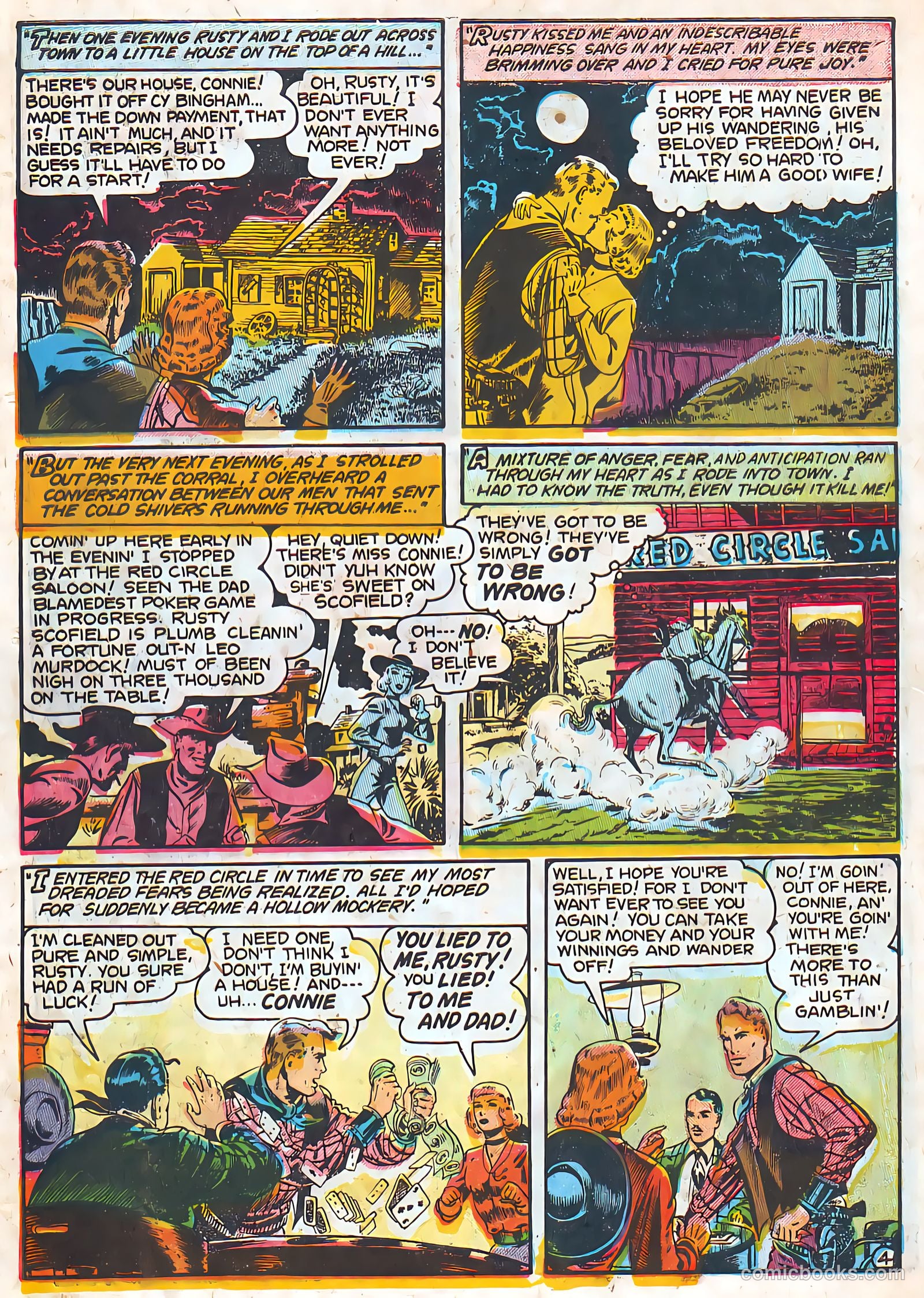 Target Western Romances #106 (1949) — page 6 of 36