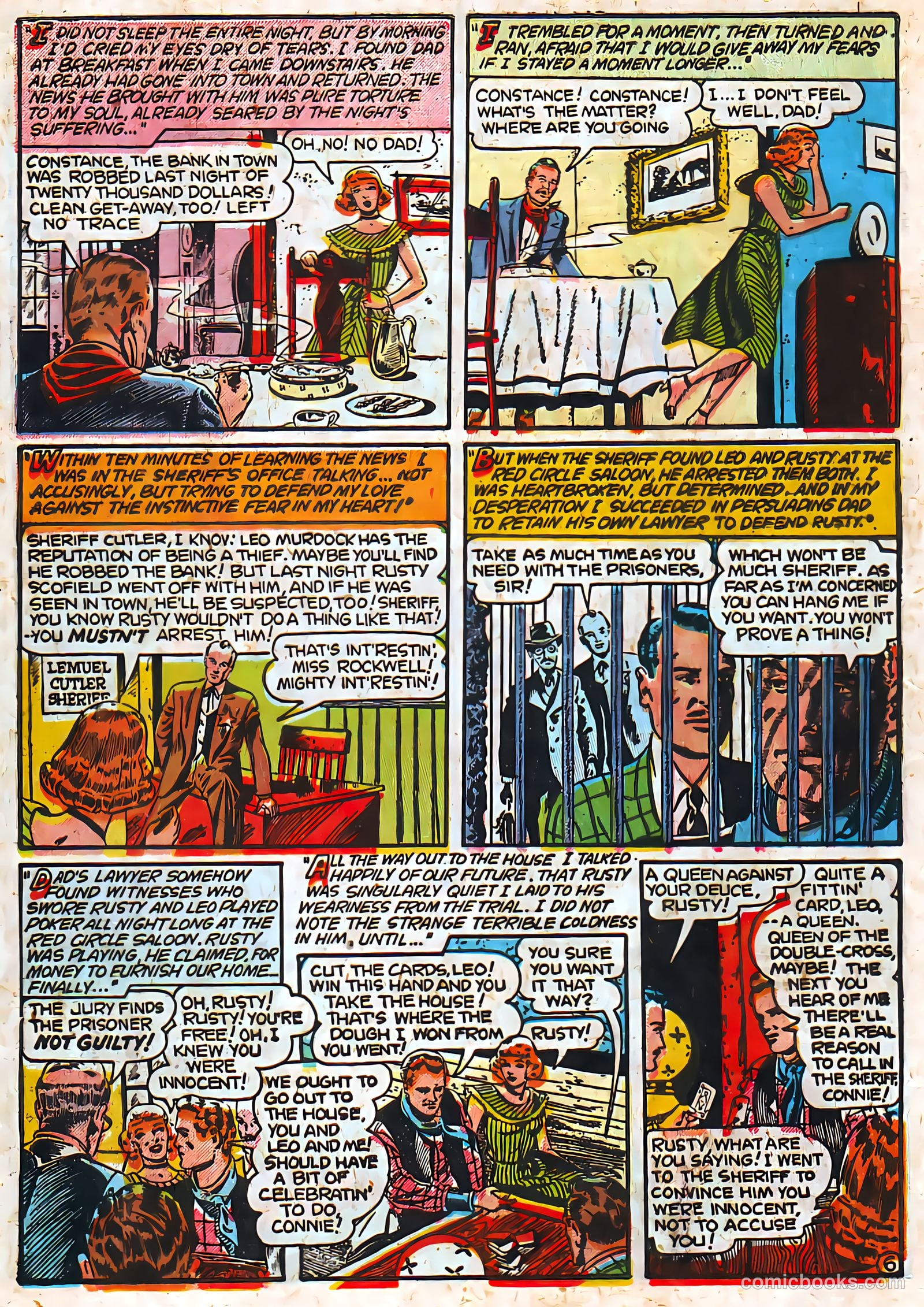 Target Western Romances #106 (1949) — page 8 of 36