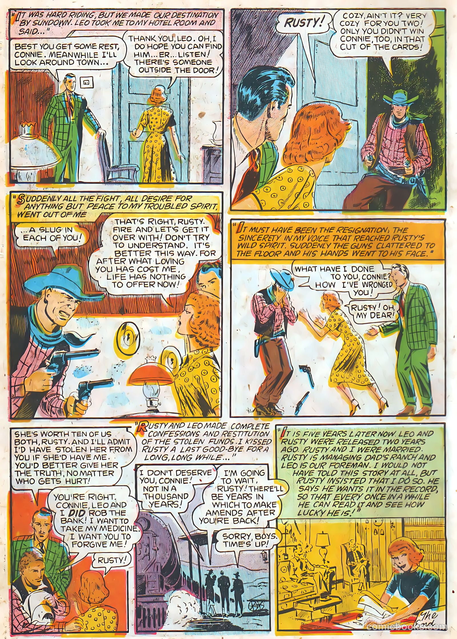 Target Western Romances #106 (1949) — page 10 of 36