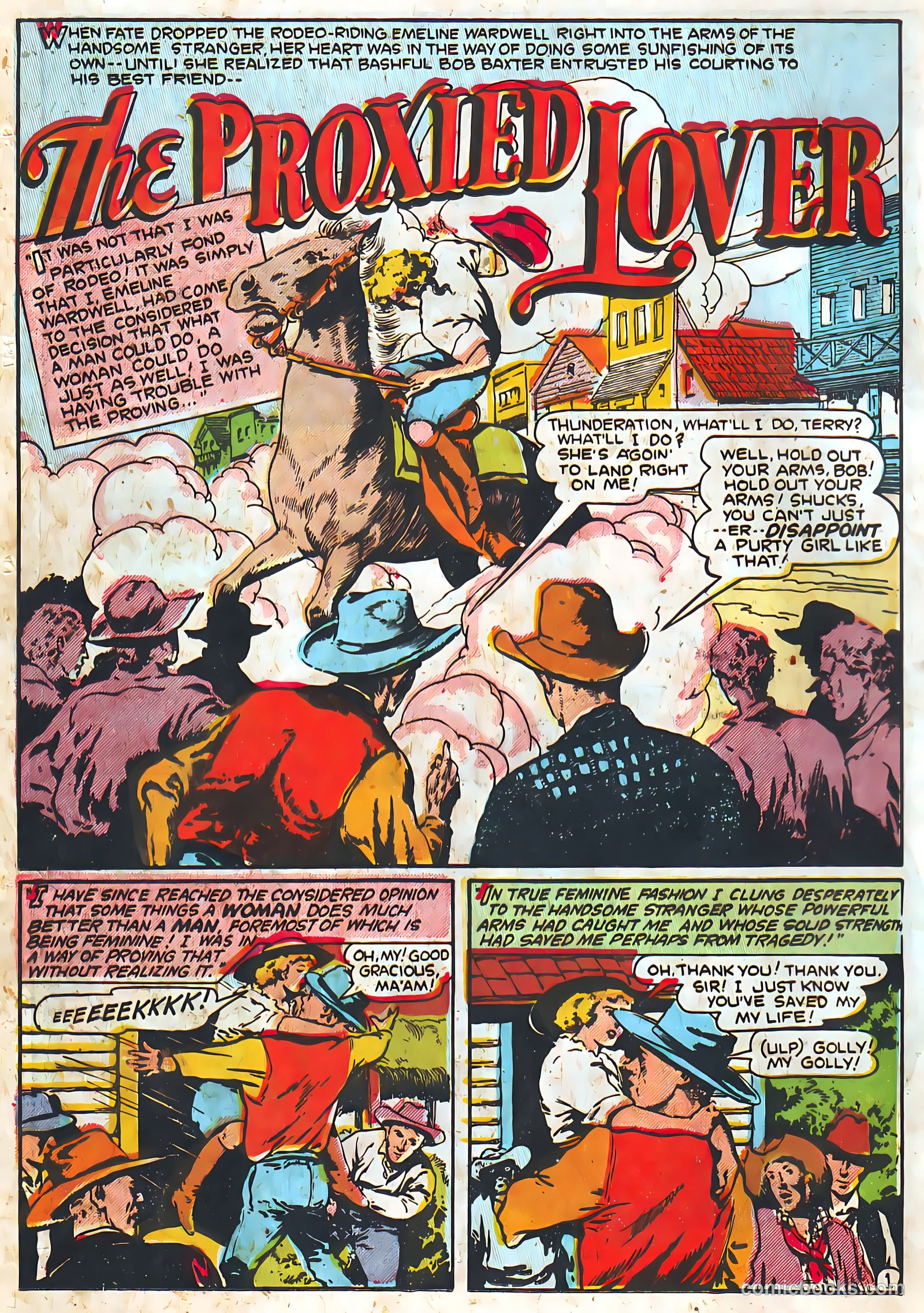 Target Western Romances #106 (1949) — page 12 of 36