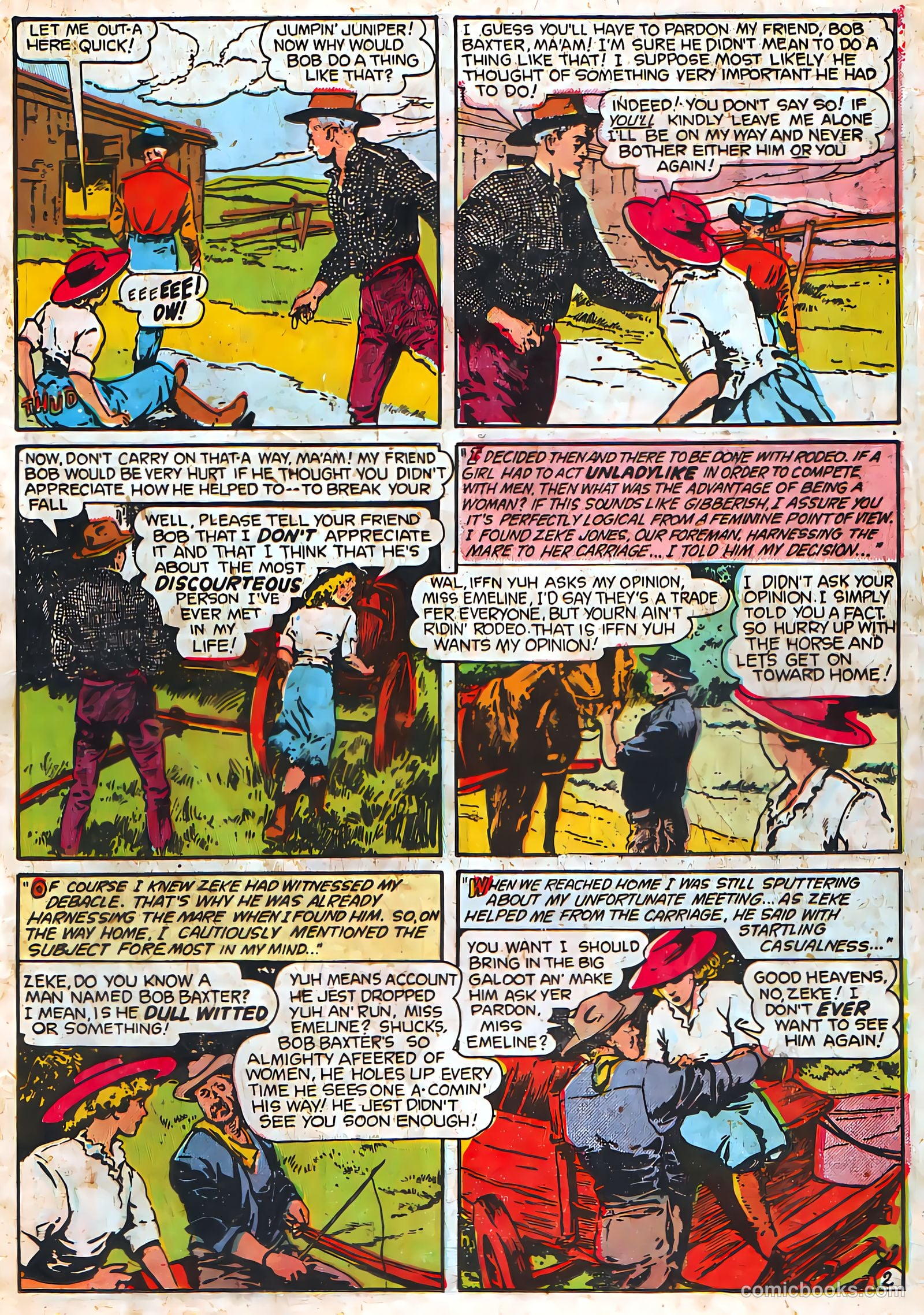 Target Western Romances #106 (1949) — page 13 of 36