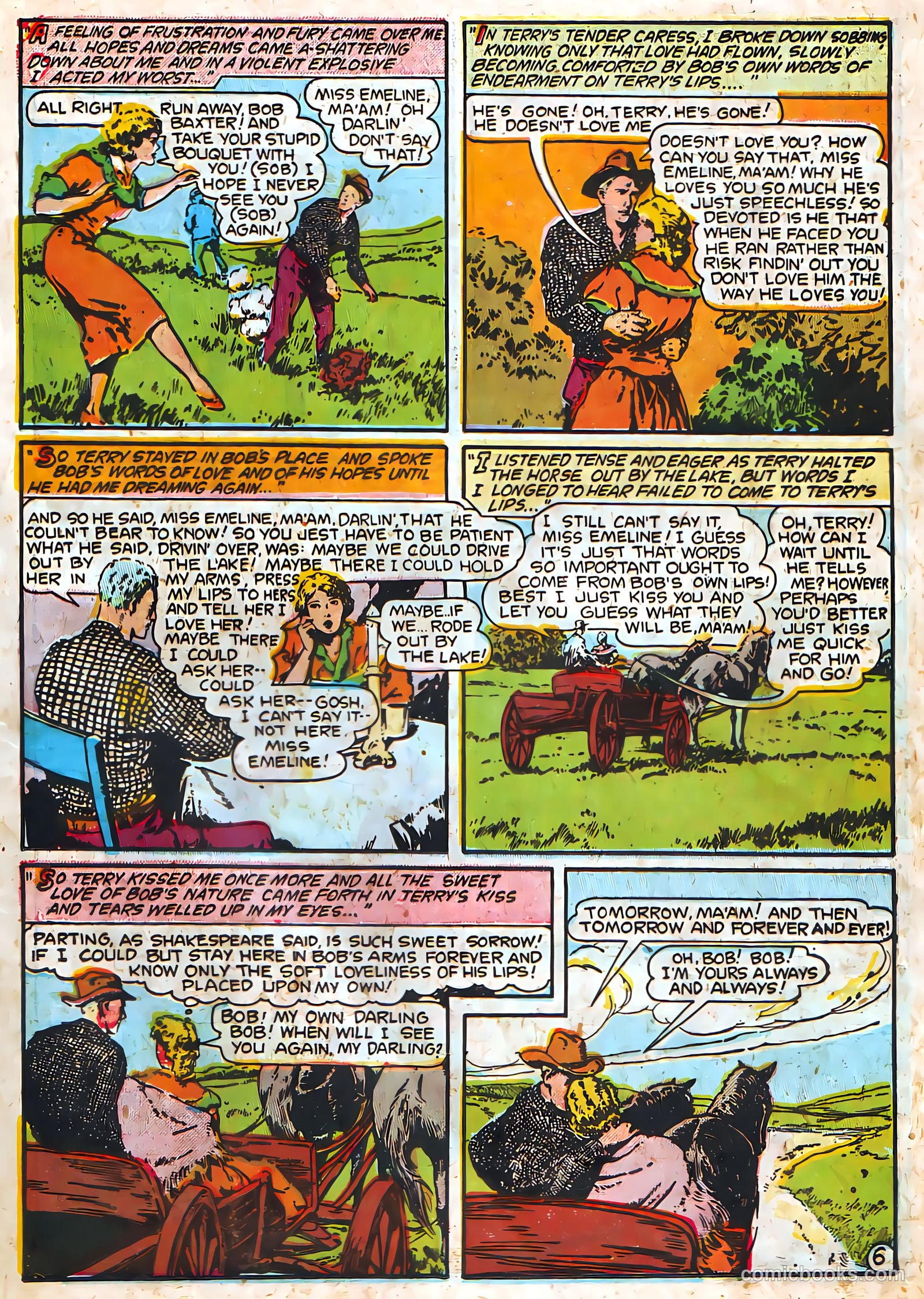 Target Western Romances #106 (1949) — page 17 of 36