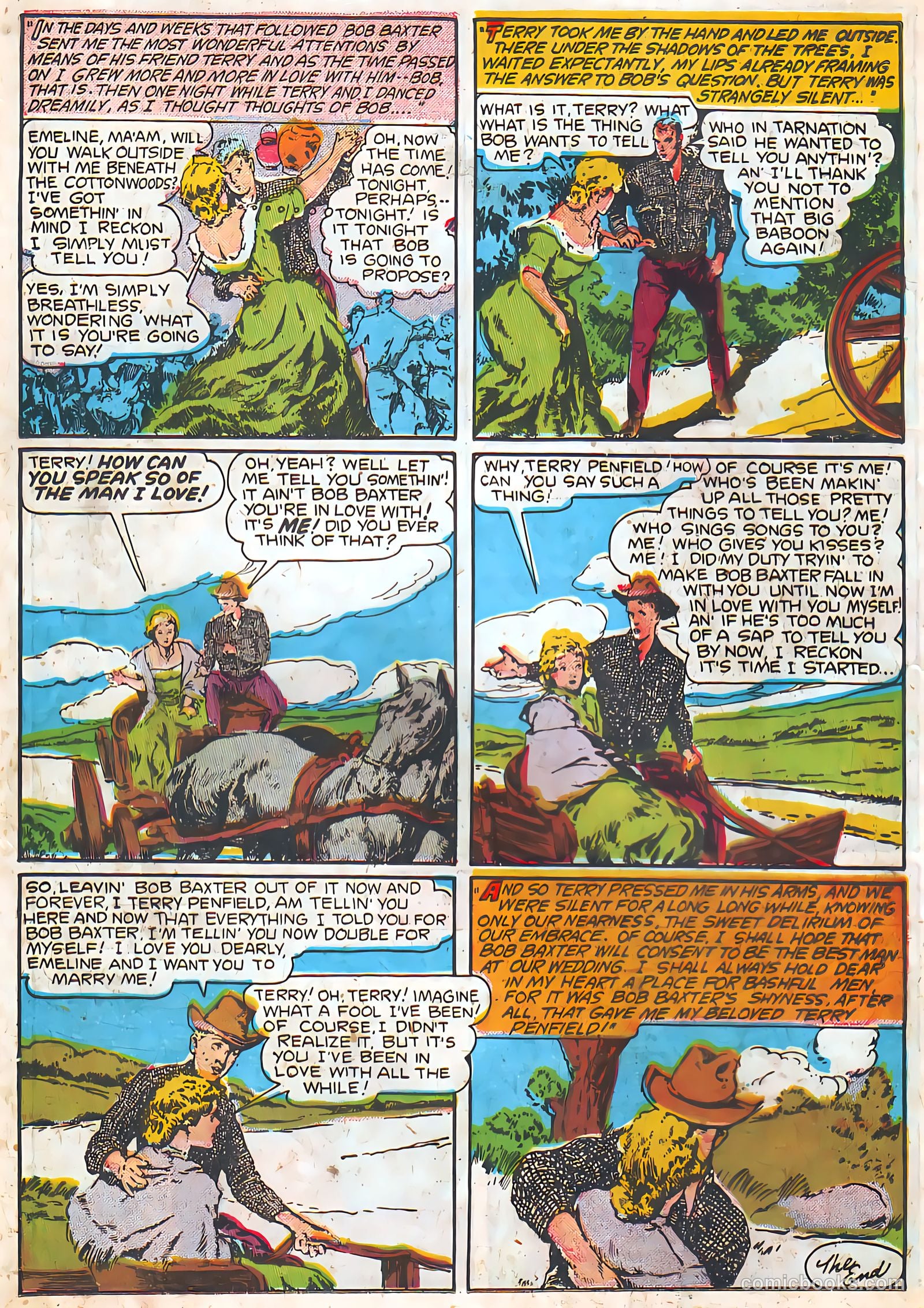 Target Western Romances #106 (1949) — page 18 of 36