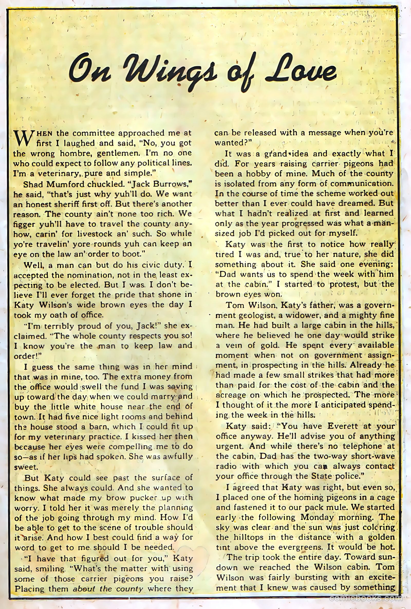 Target Western Romances #106 (1949) — page 19 of 36