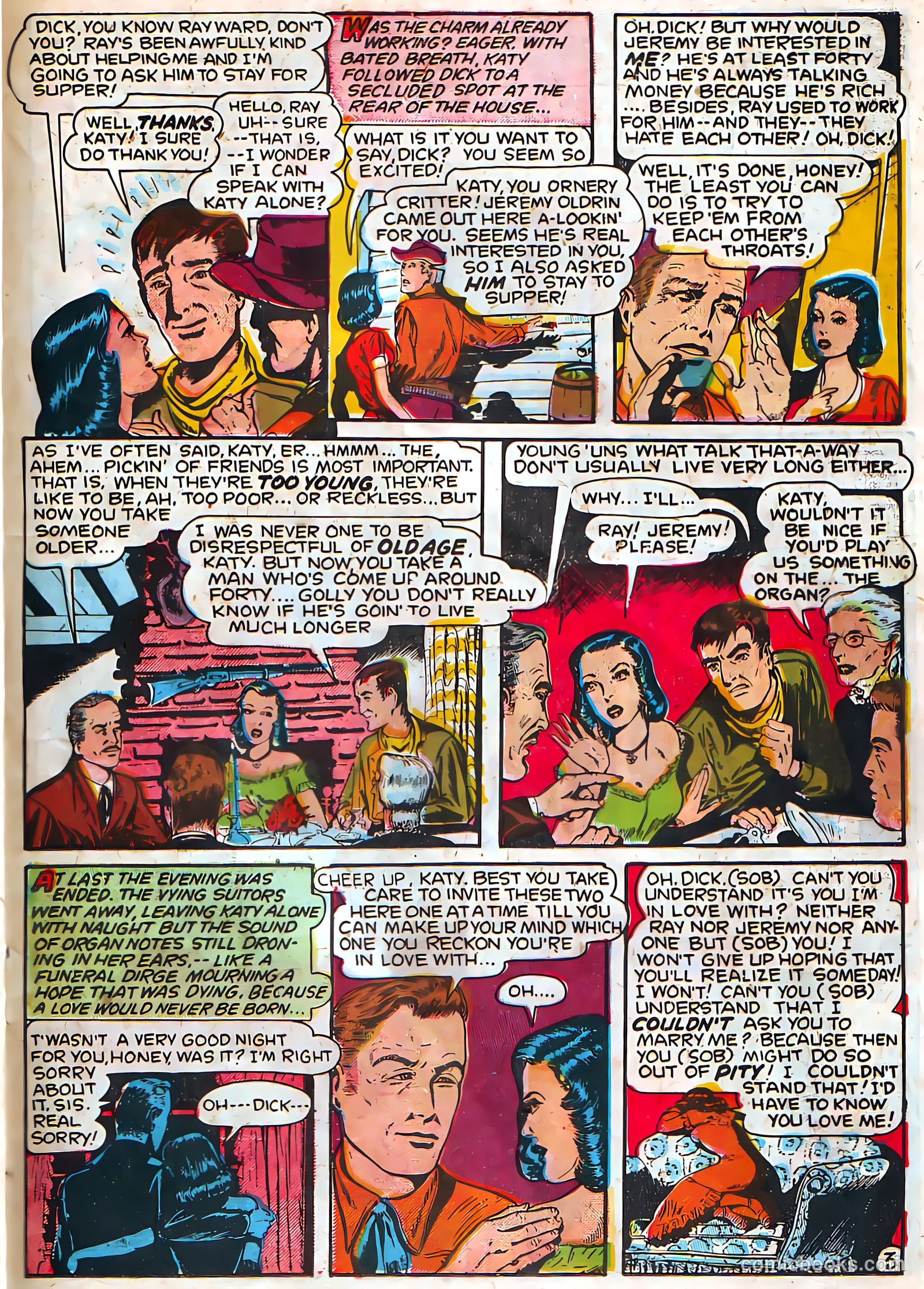 Target Western Romances #106 (1949) — page 23 of 36