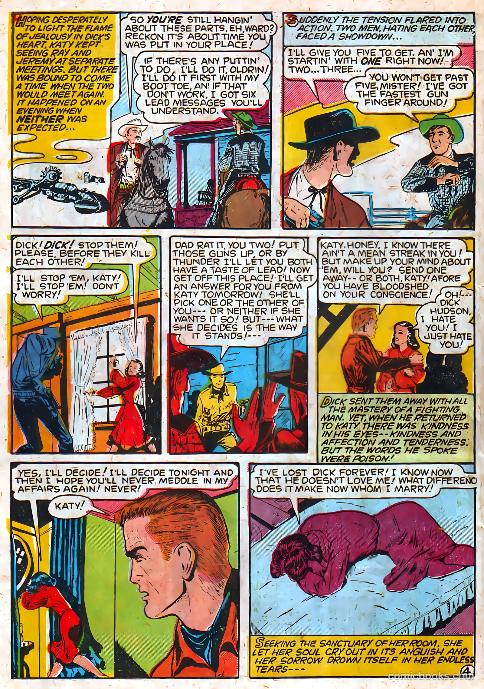 Target Western Romances #106 (1949) — page 24 of 36