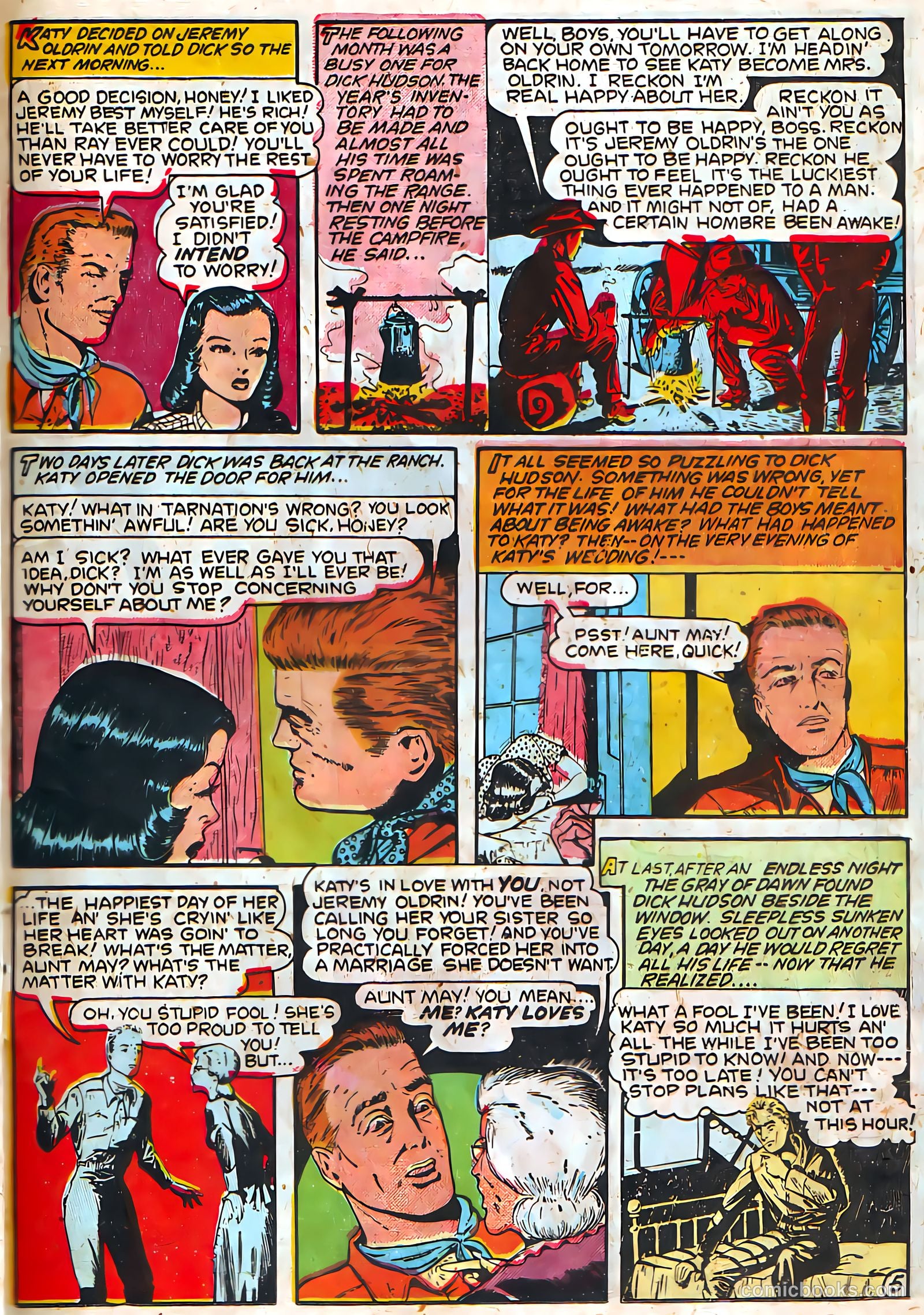 Target Western Romances #106 (1949) — page 25 of 36