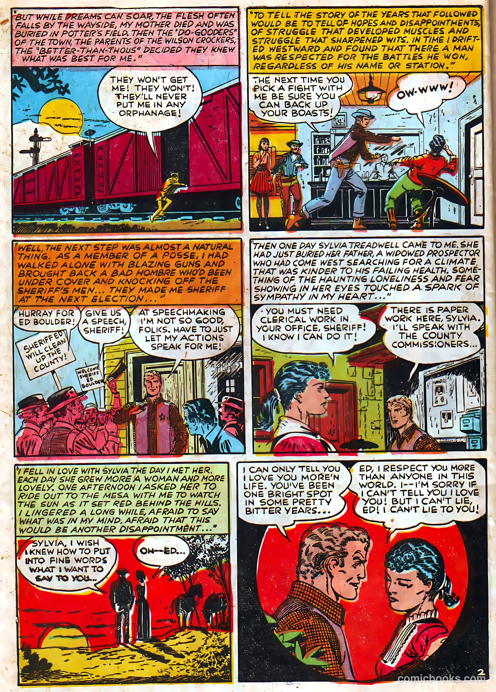 Target Western Romances #106 (1949) — page 28 of 36